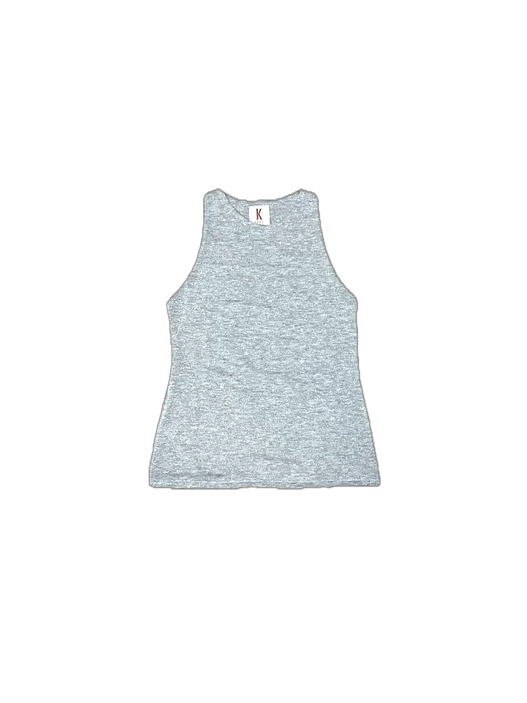 Kontatto silver glitter top