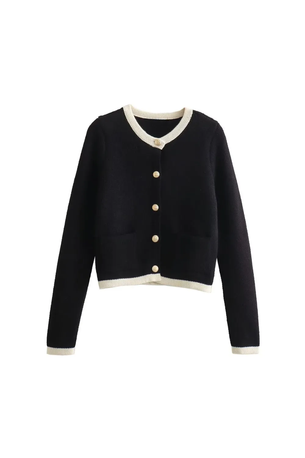 'Kseniya' Single-Breasted Knit Sweater
