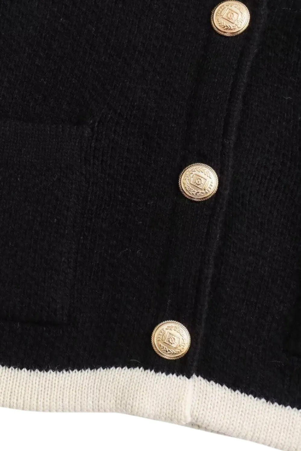 'Kseniya' Single-Breasted Knit Sweater