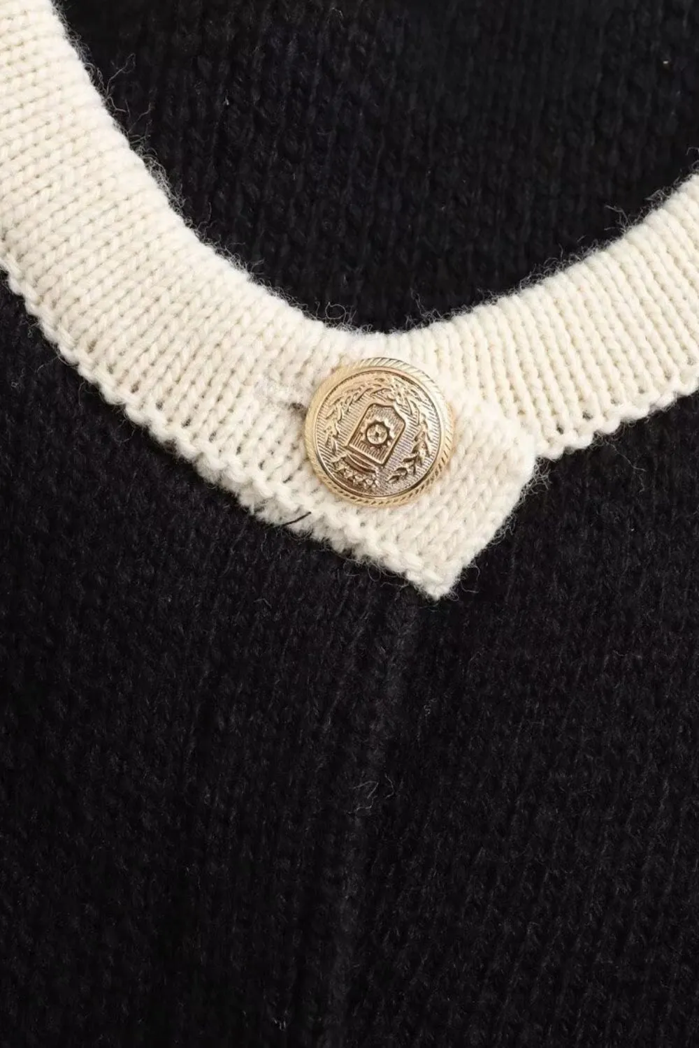 'Kseniya' Single-Breasted Knit Sweater