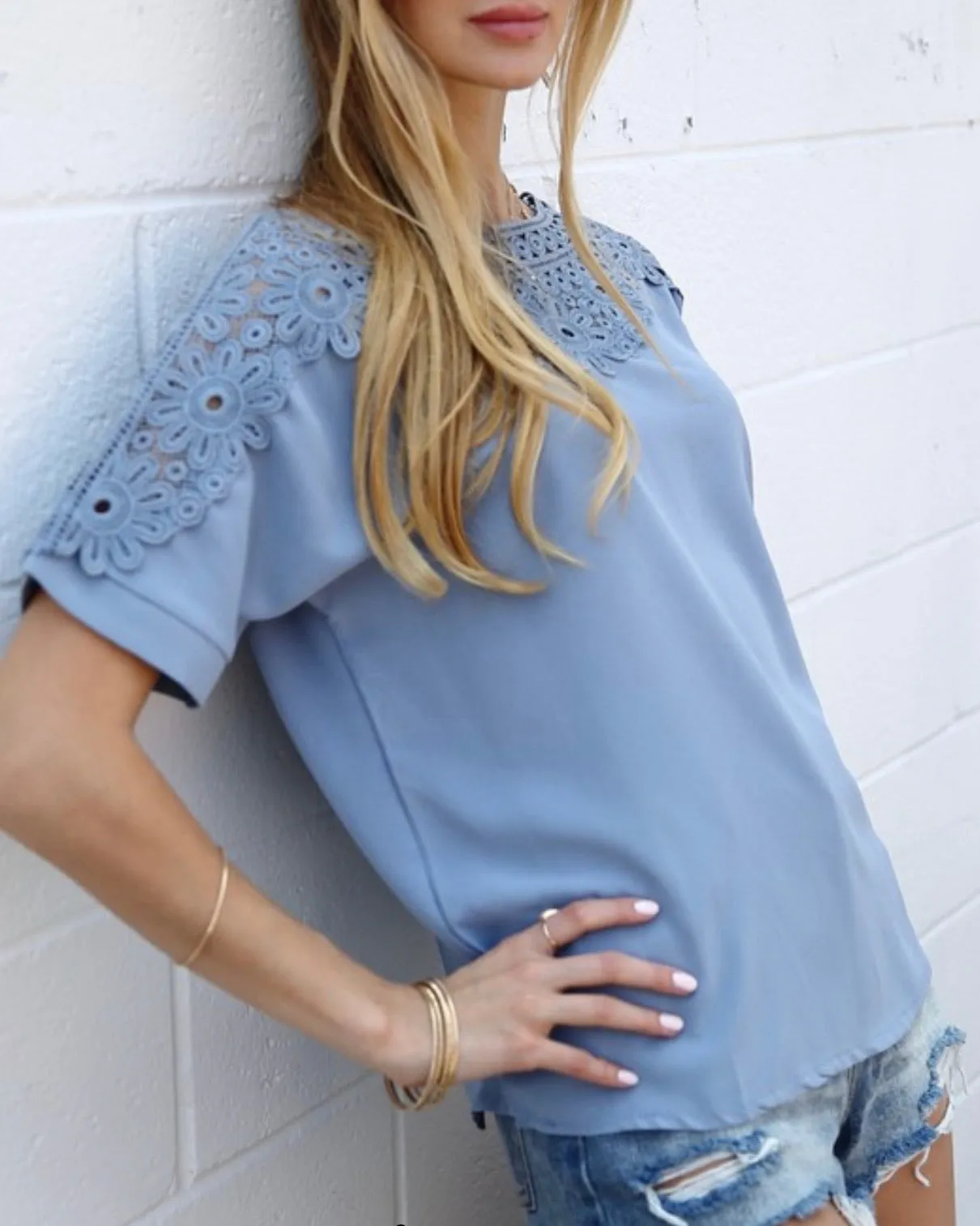 Lace Boho Top
