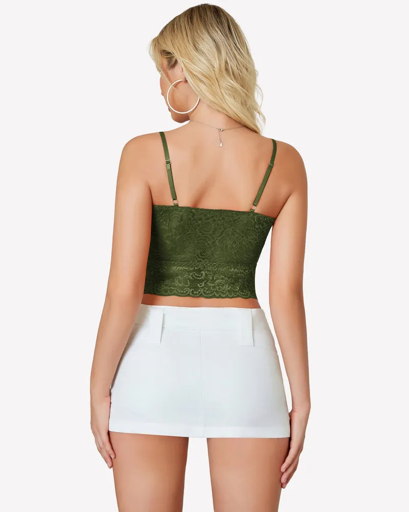 Lace Tank Top Tube Slim Basic Bralette