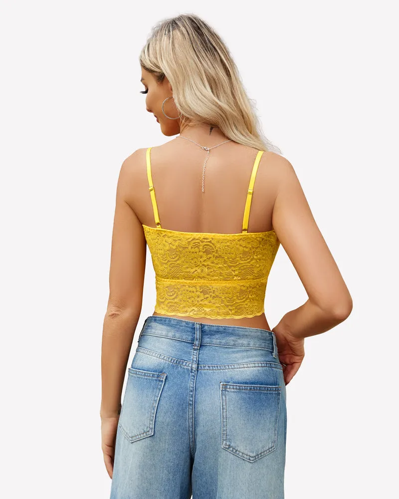 Lace Tank Top Tube Slim Basic Bralette