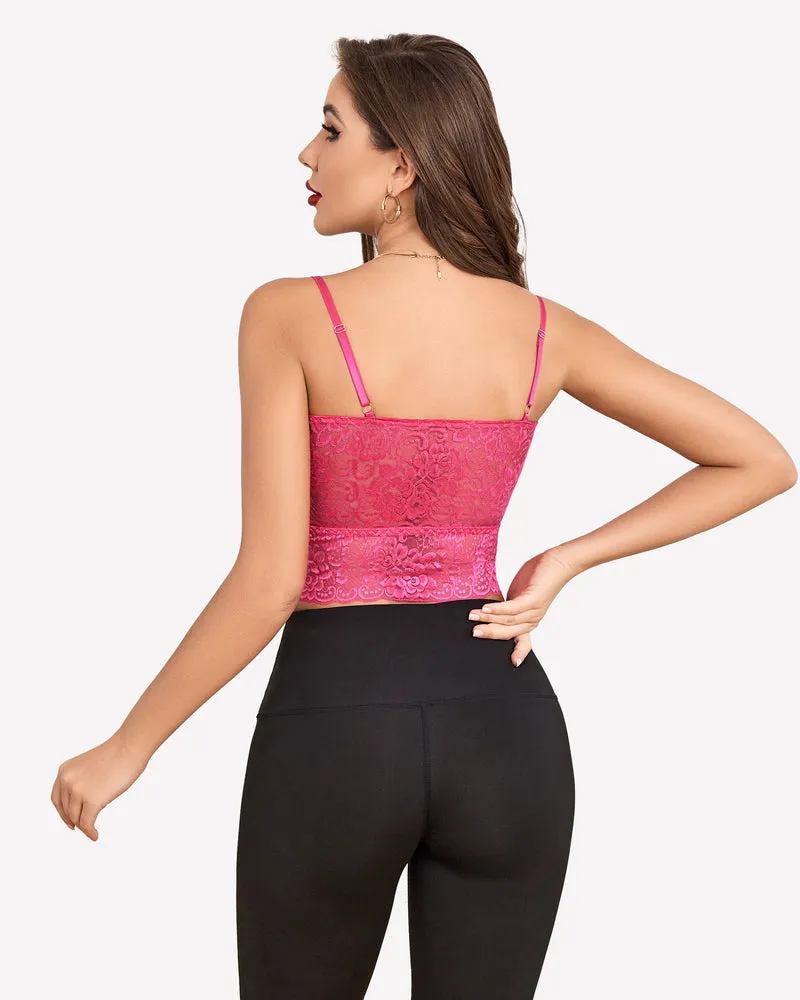 Lace Tank Top Tube Slim Basic Bralette