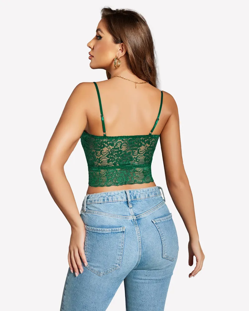 Lace Tank Top Tube Slim Basic Bralette