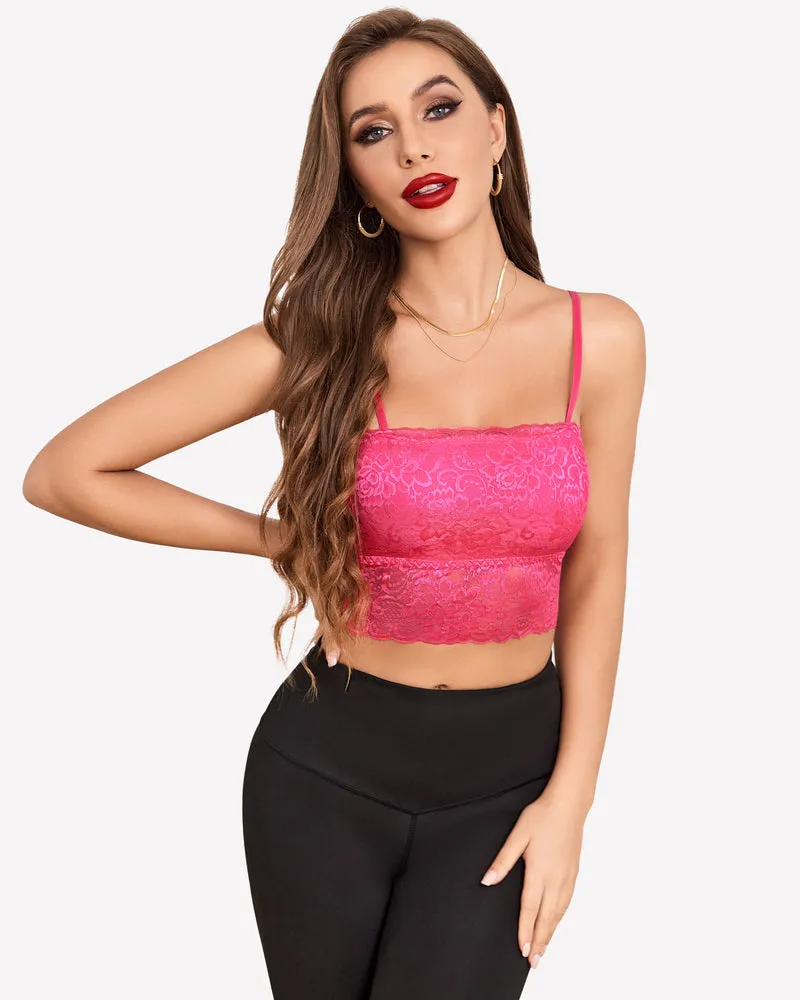 Lace Tank Top Tube Slim Basic Bralette