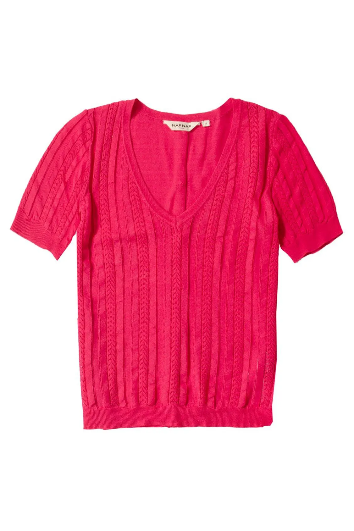 Lace V Neck T Shirt