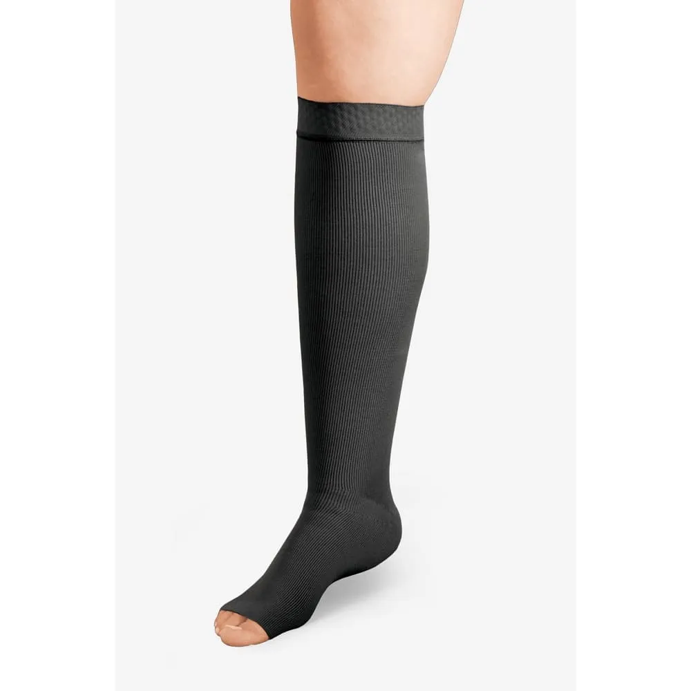 L&R USA (Solaris) ExoStrong Below Knee Open Toe w/Silicone Top 20-30 mmHg
