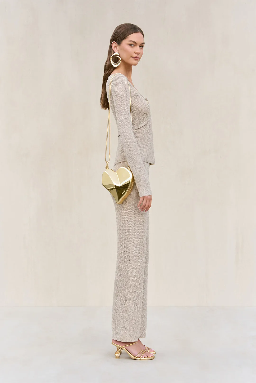 LAWENA KNIT PANT - BEACH