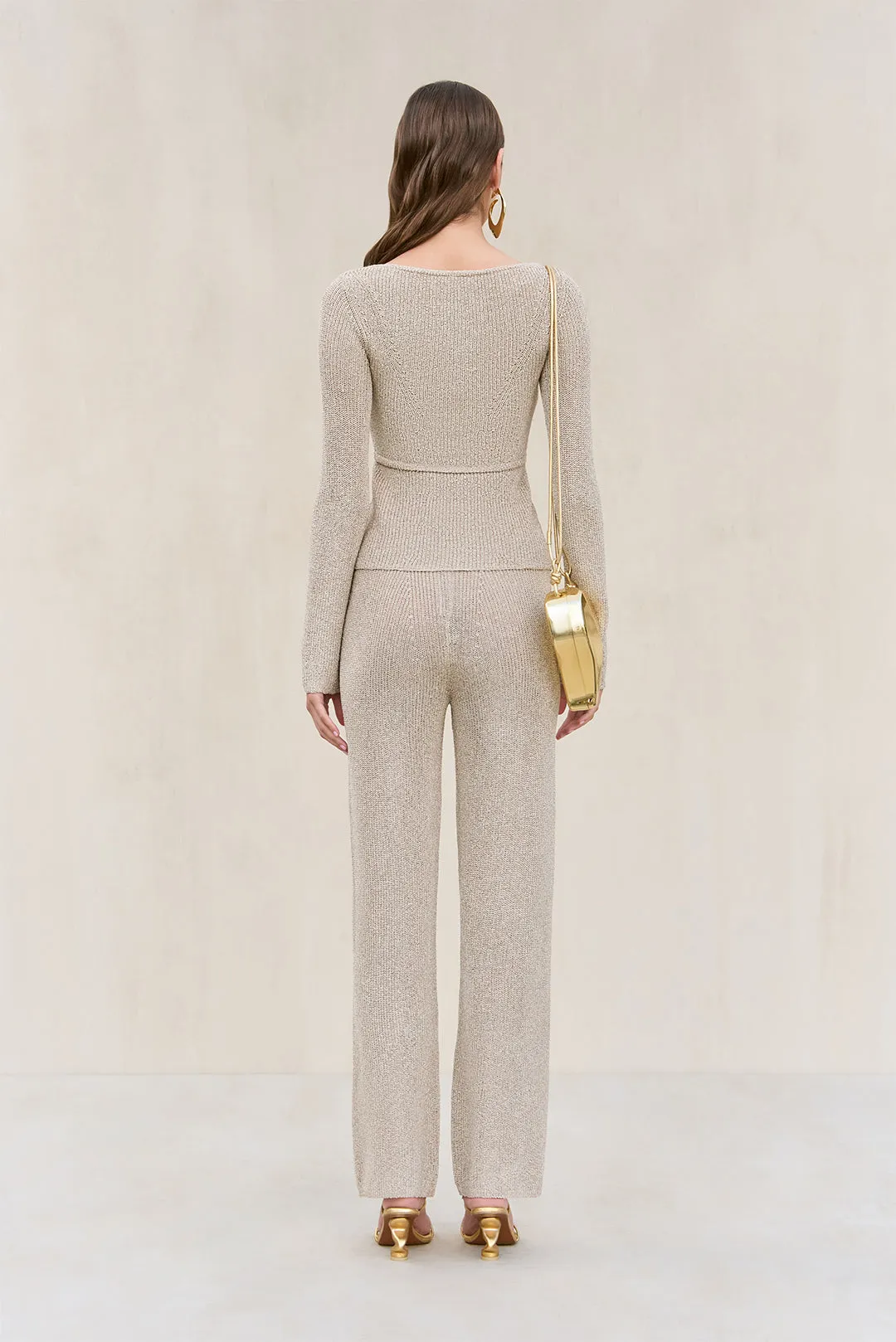 LAWENA KNIT PANT - BEACH