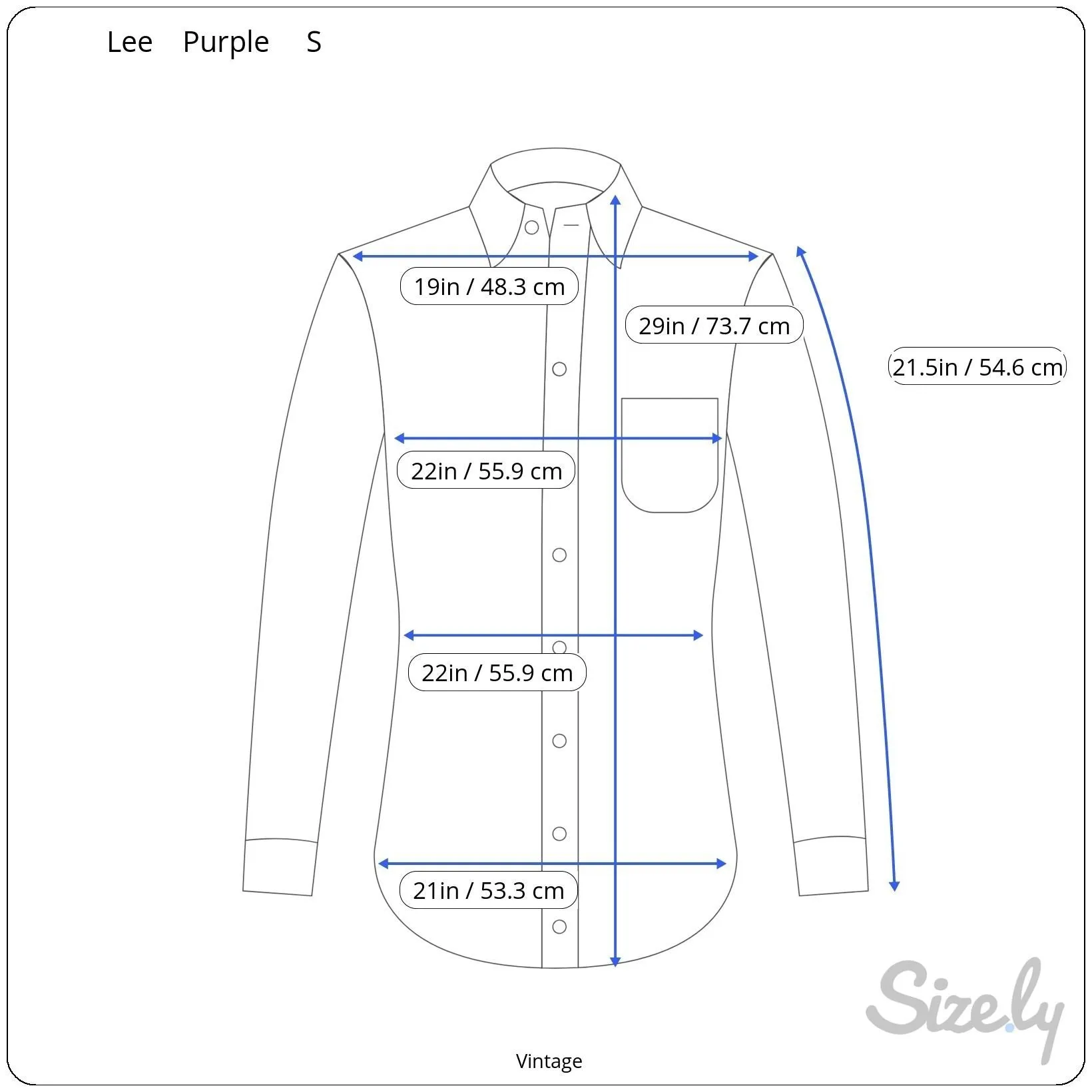Lee Vintage Mens Purple Button-Up Long Sleeve Heavyweight Cotton Flannel Shirt S