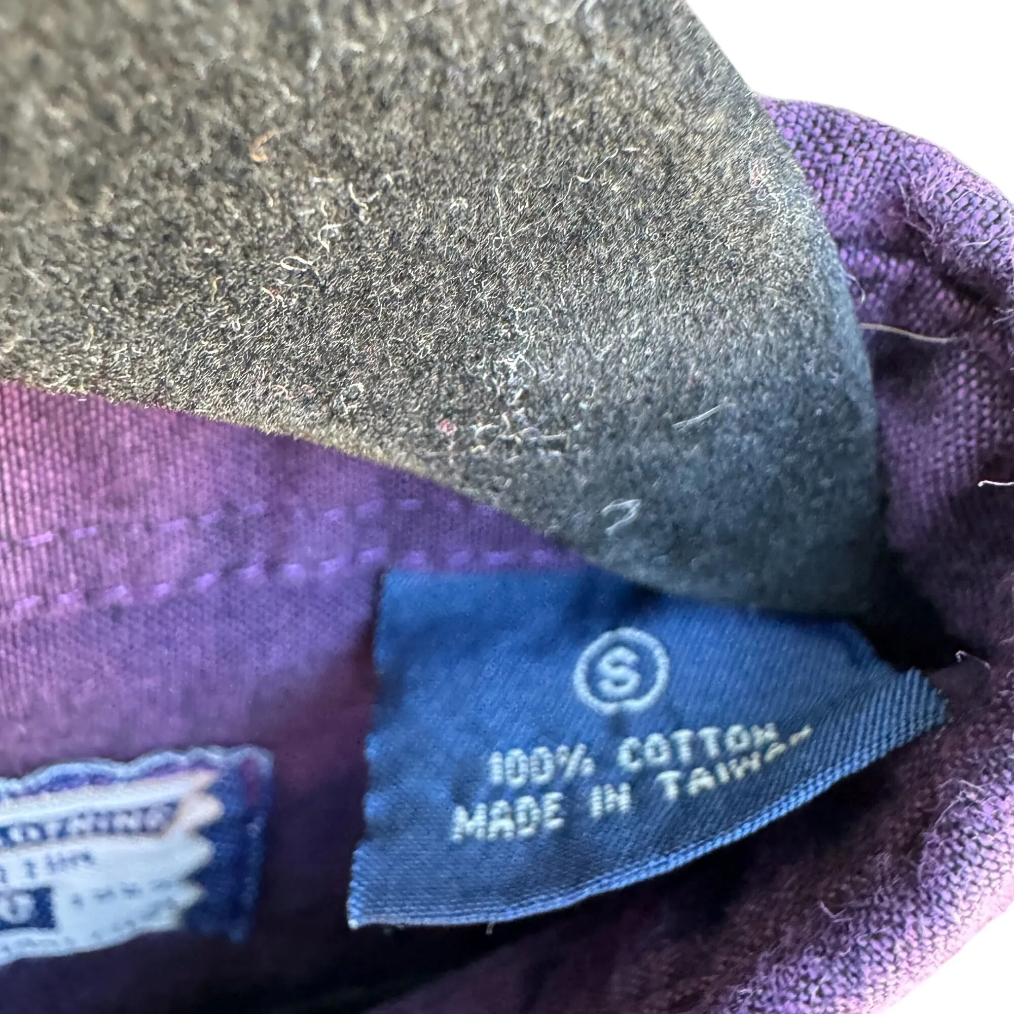 Lee Vintage Mens Purple Button-Up Long Sleeve Heavyweight Cotton Flannel Shirt S