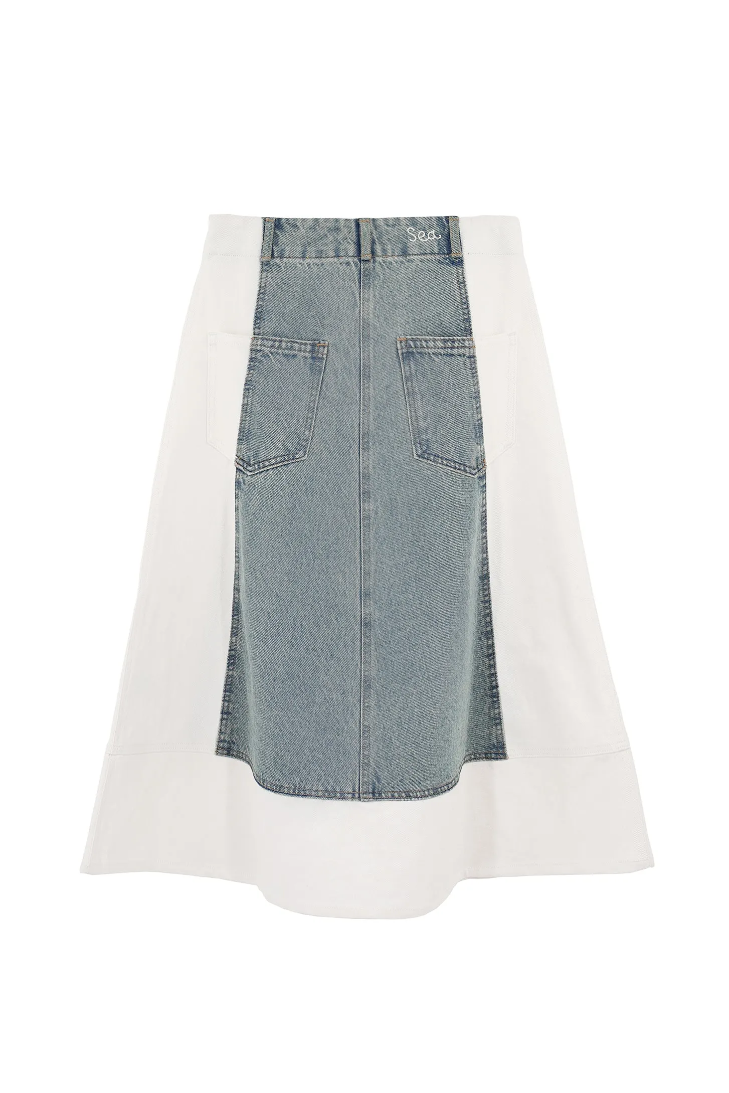 Liam Denim Skirt in Blue
