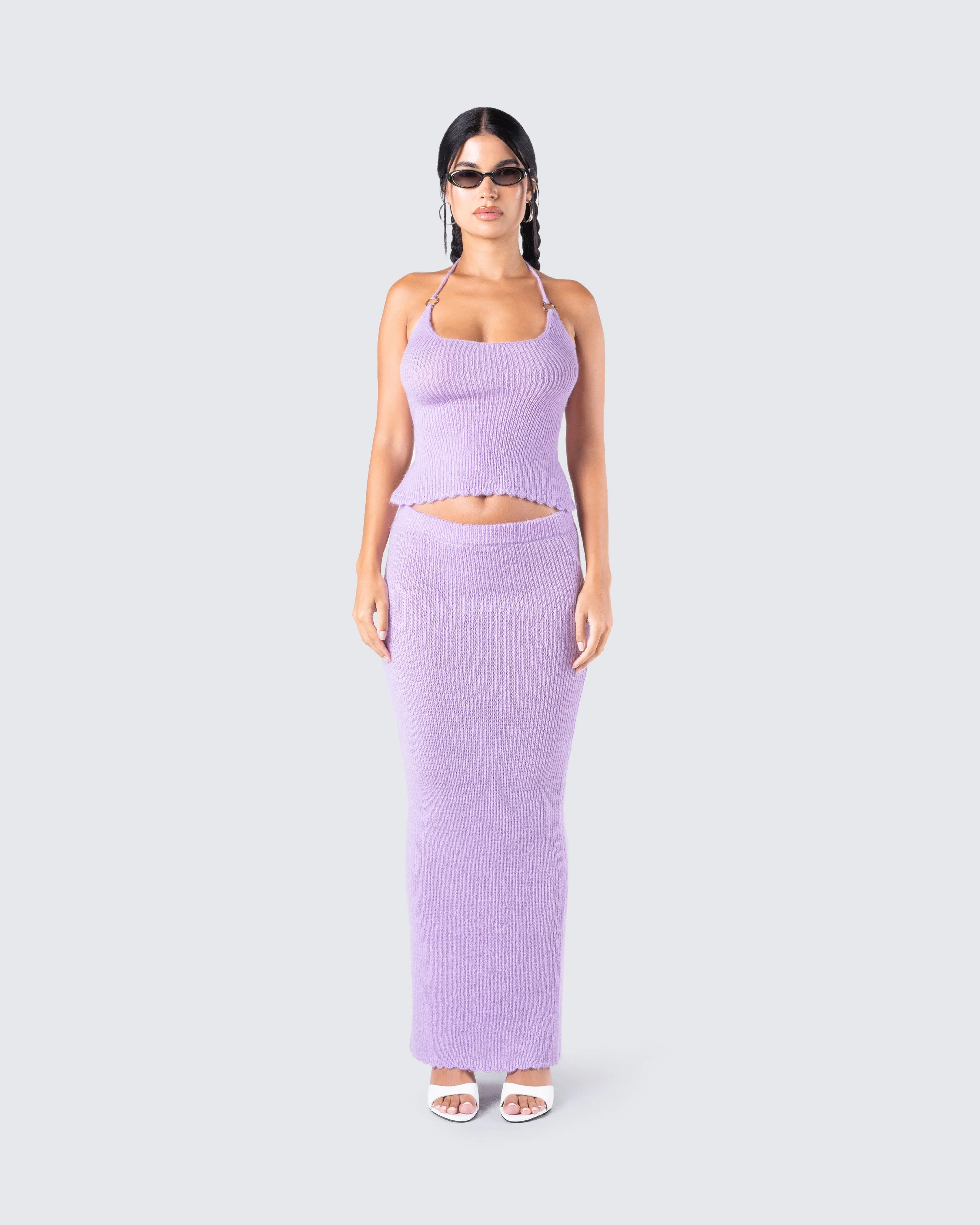 Liberty Lavender Knit Top