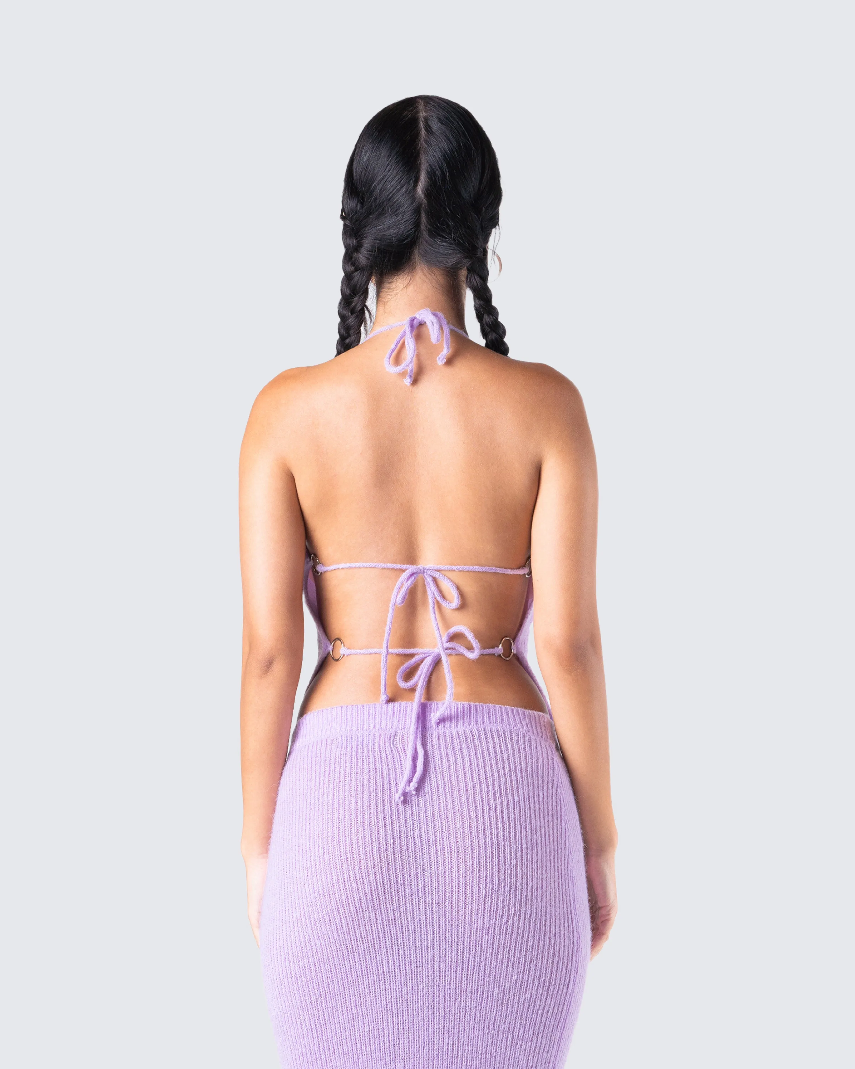Liberty Lavender Knit Top