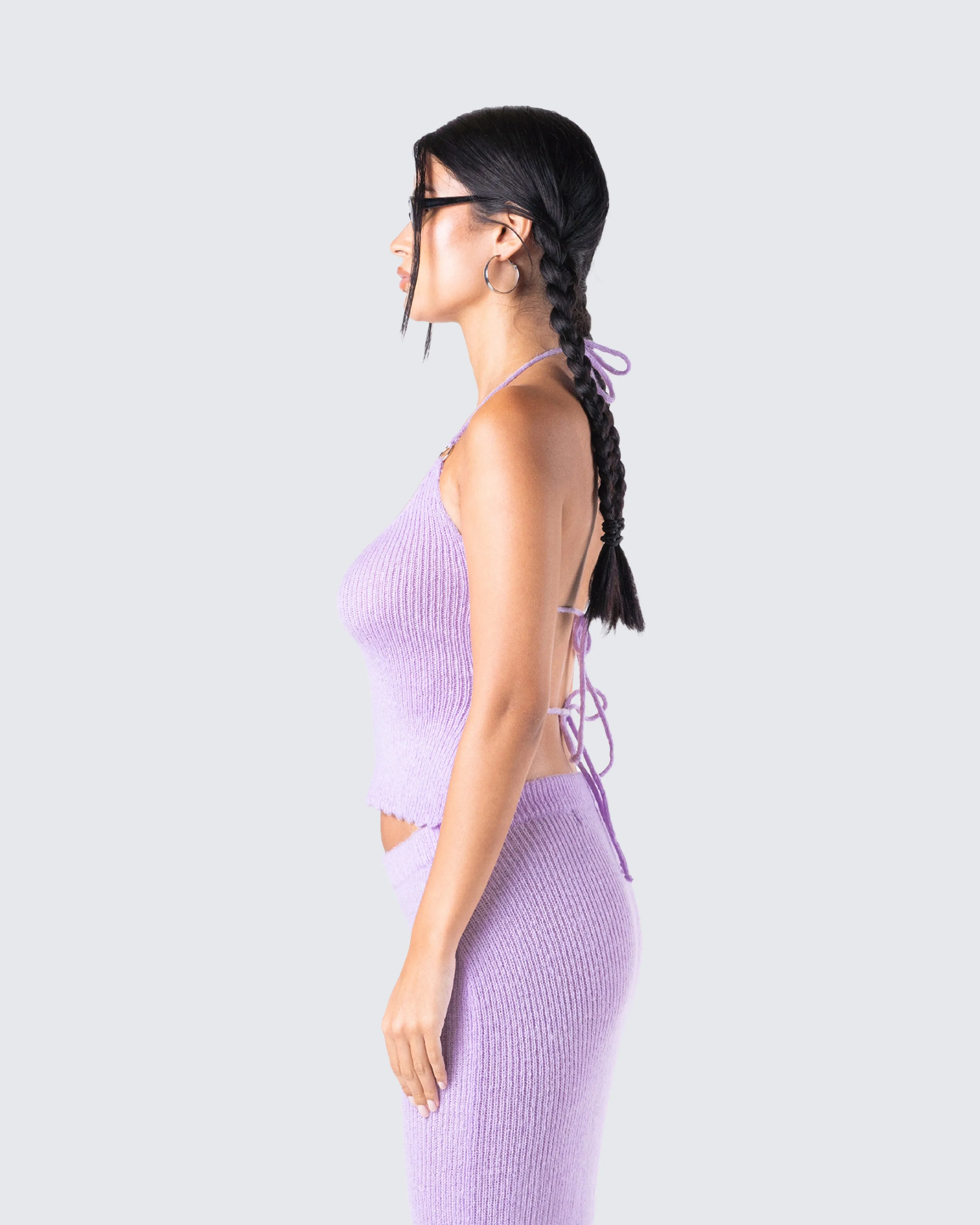 Liberty Lavender Knit Top