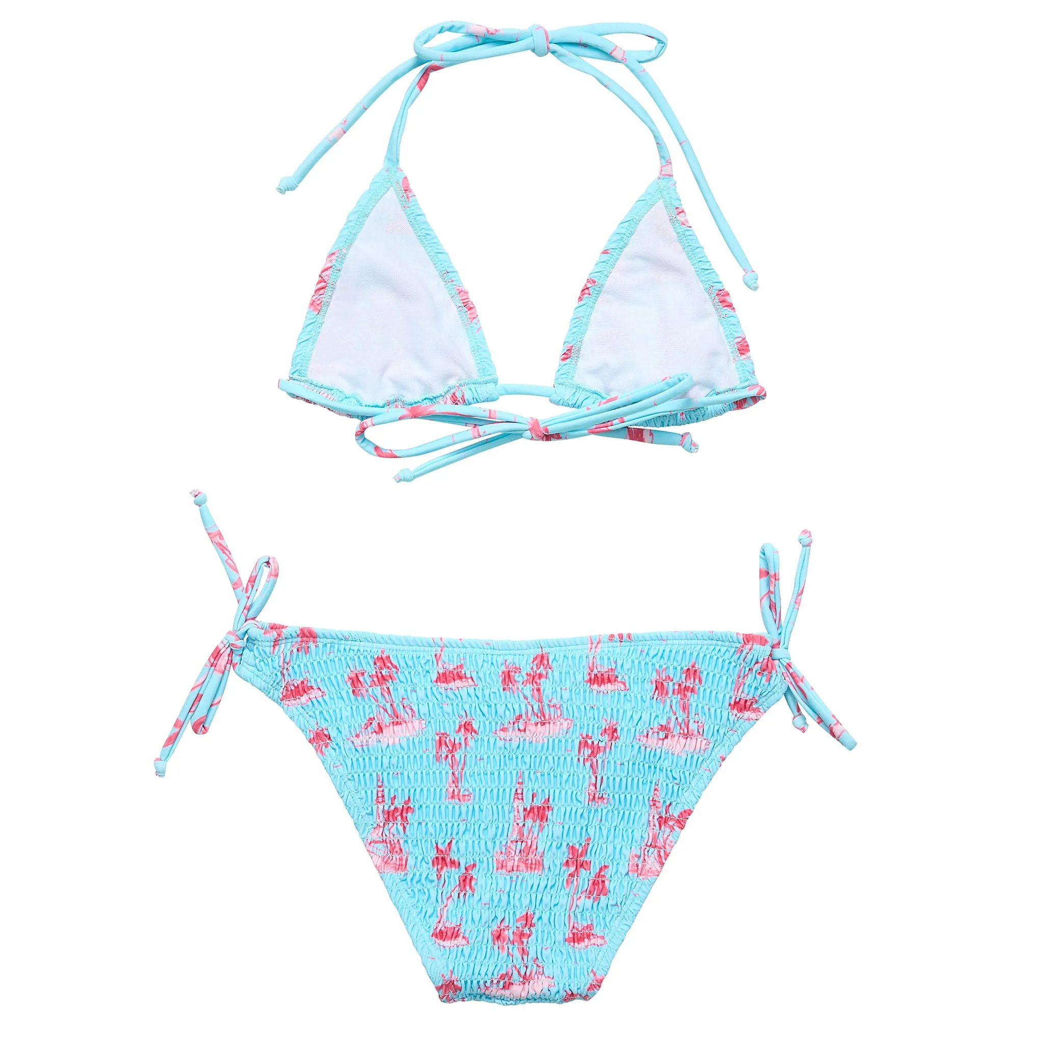 Lighthouse Island Sustainable Shirred Bikini