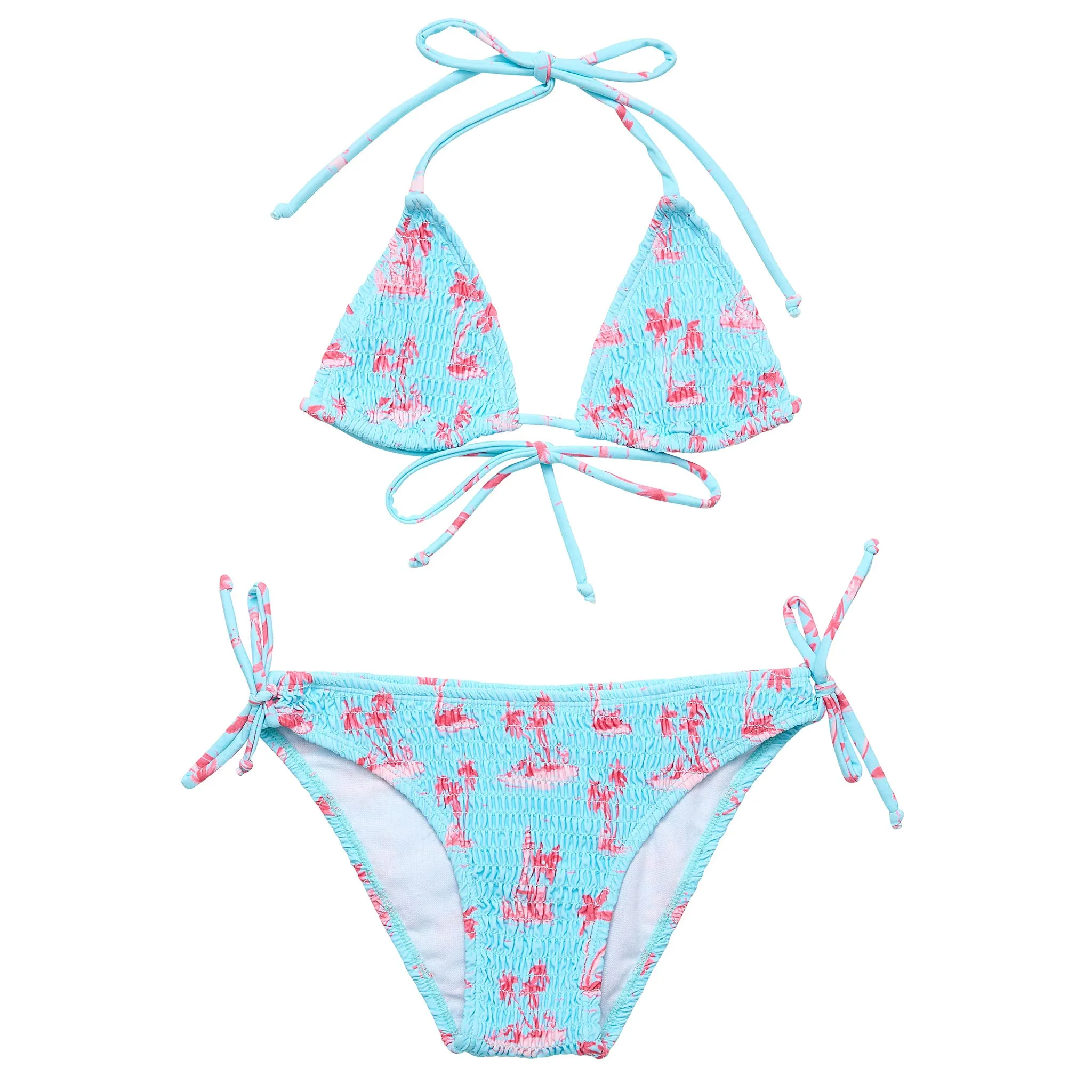 Lighthouse Island Sustainable Shirred Bikini
