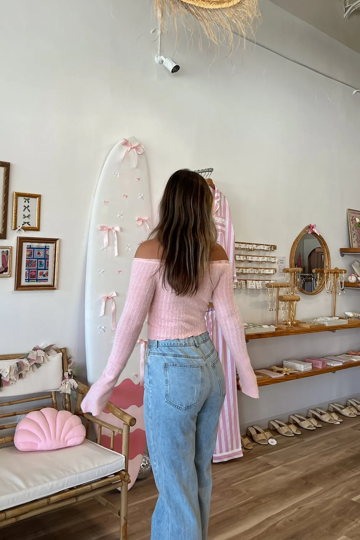 Lilah Knit Top in Pink
