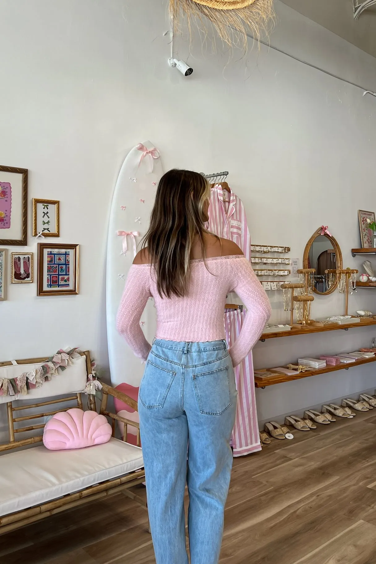 Lilah Knit Top in Pink