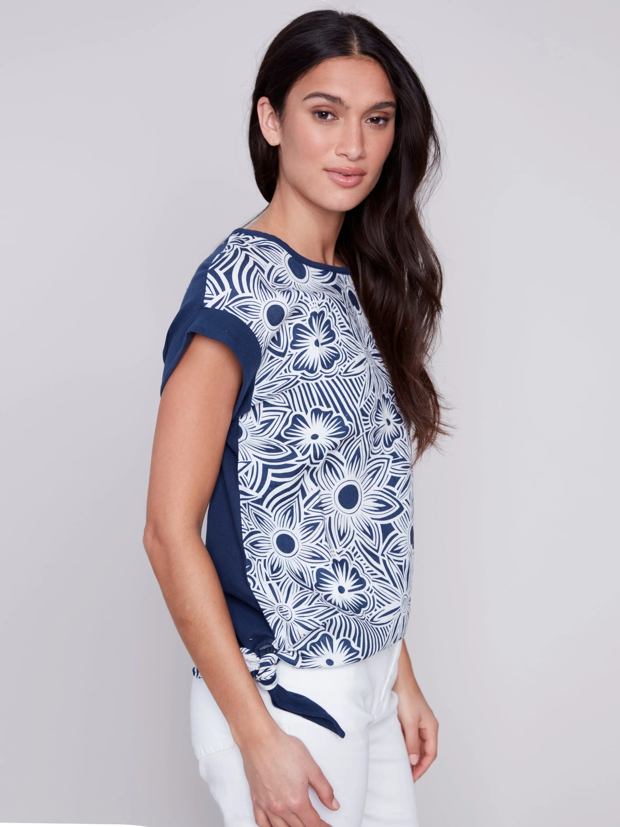 Linen Knit Top