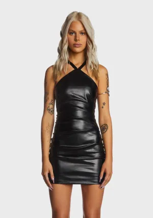 Loaded Luxury Vegan Leather Dress