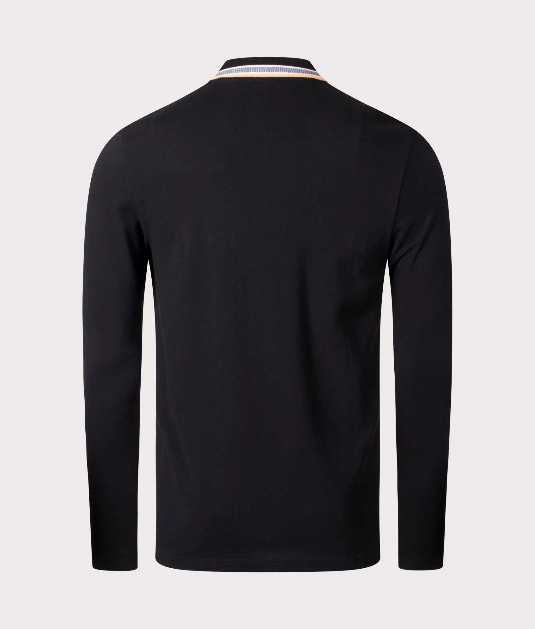Long Sleeve Plisy Polo Shirt