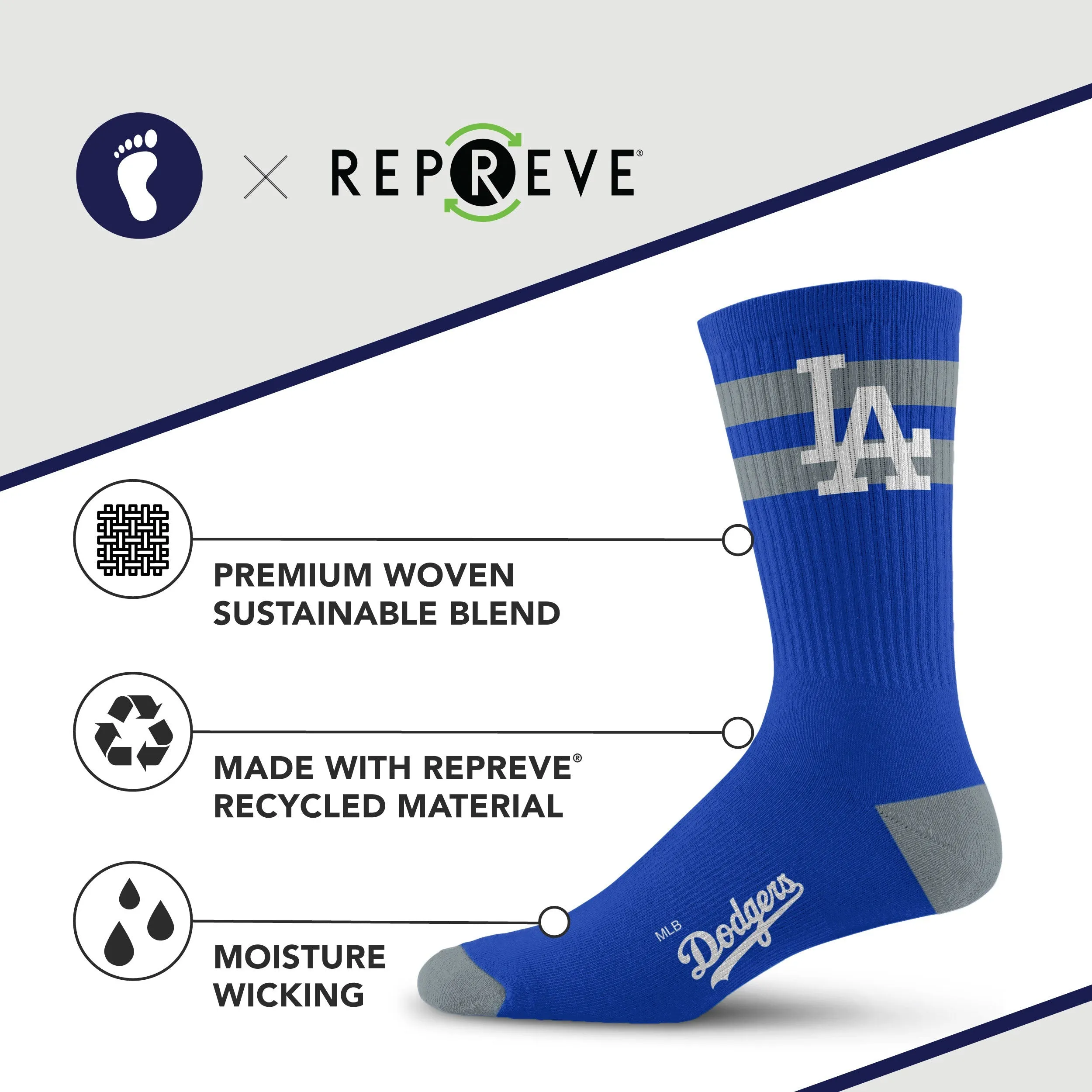 Los Angeles Dodgers Legend Premium Crew Socks