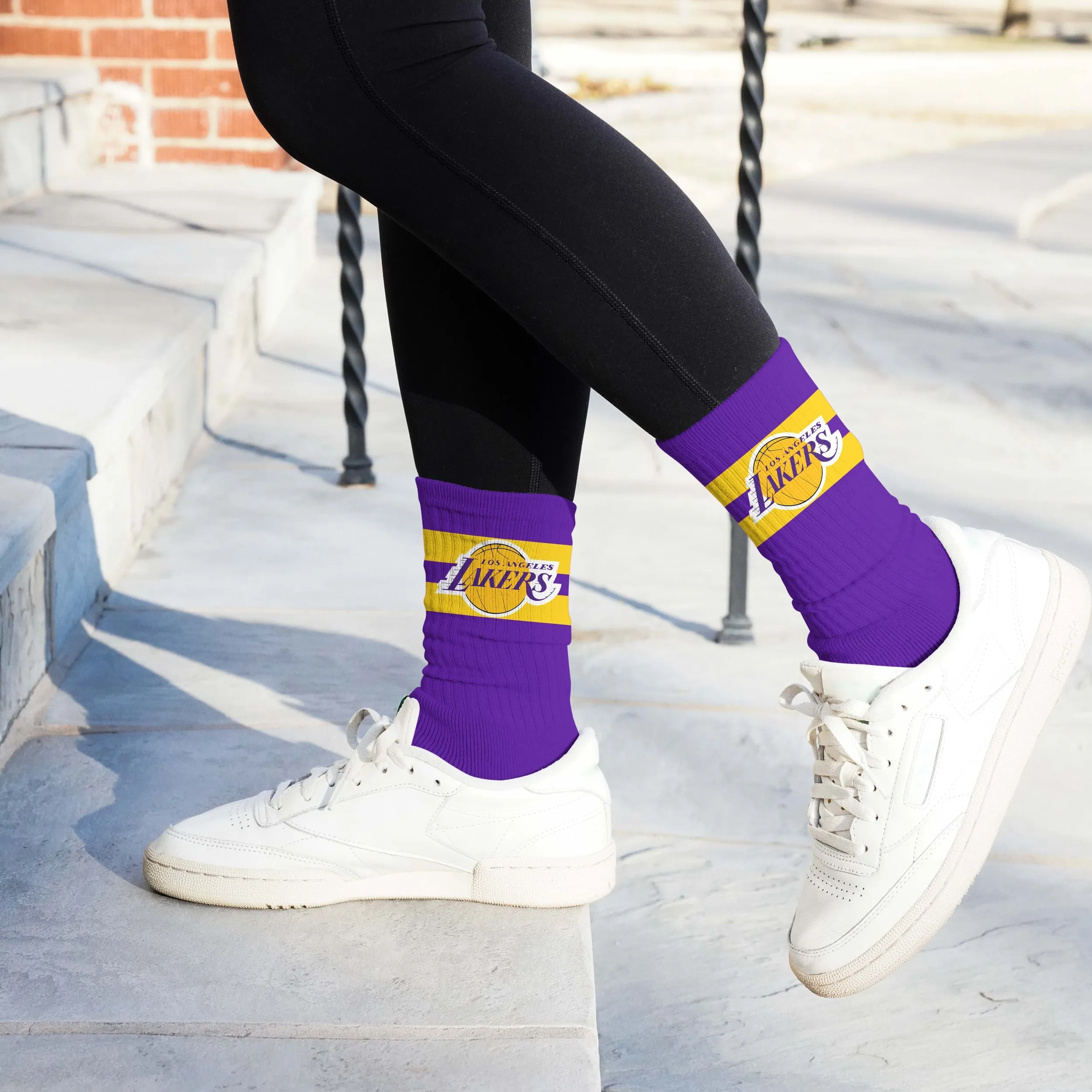 Los Angeles Lakers Legend Premium Crew Socks