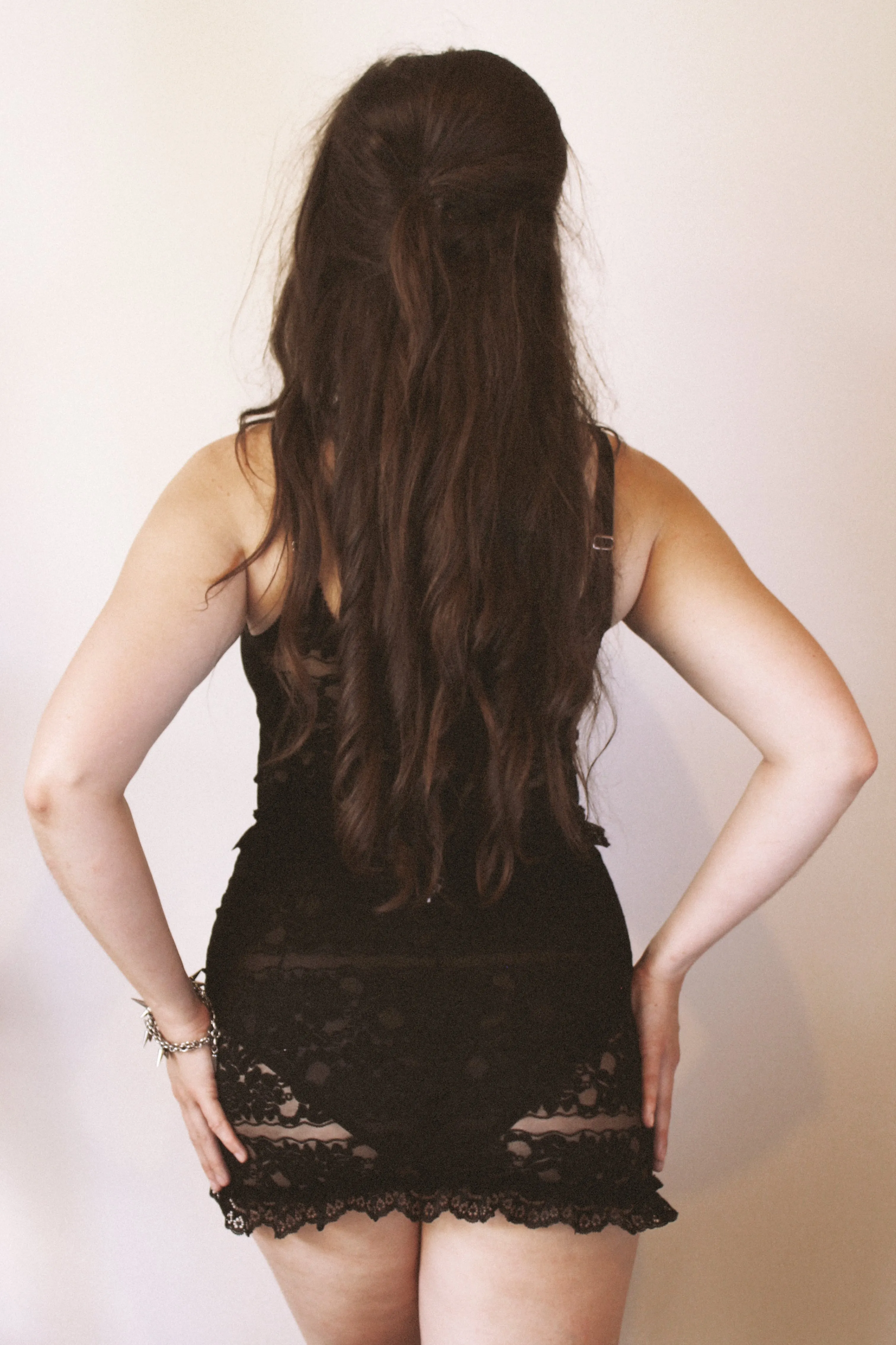 Louise Top Black Lace