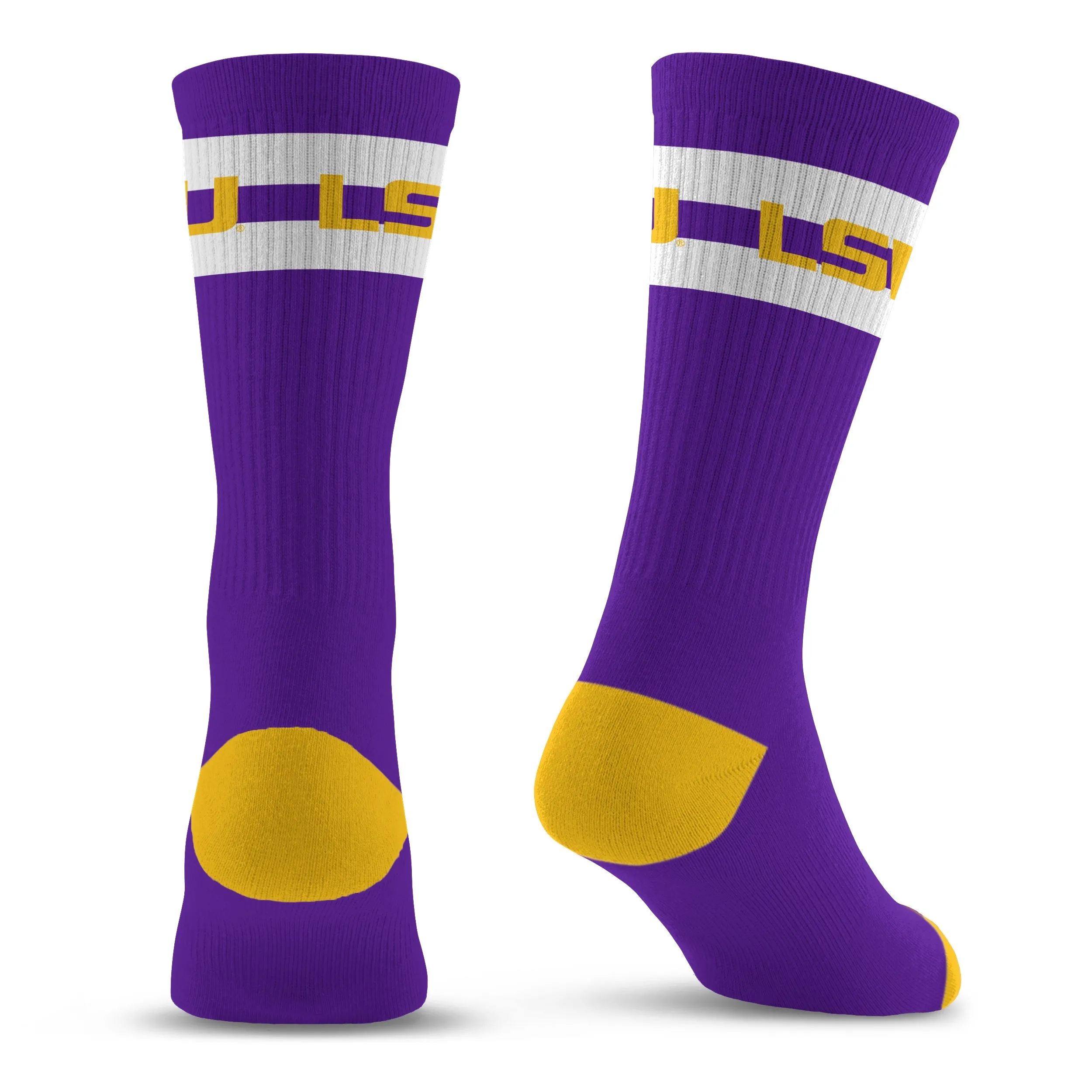 LSU Tigers Legend Premium Crew Socks