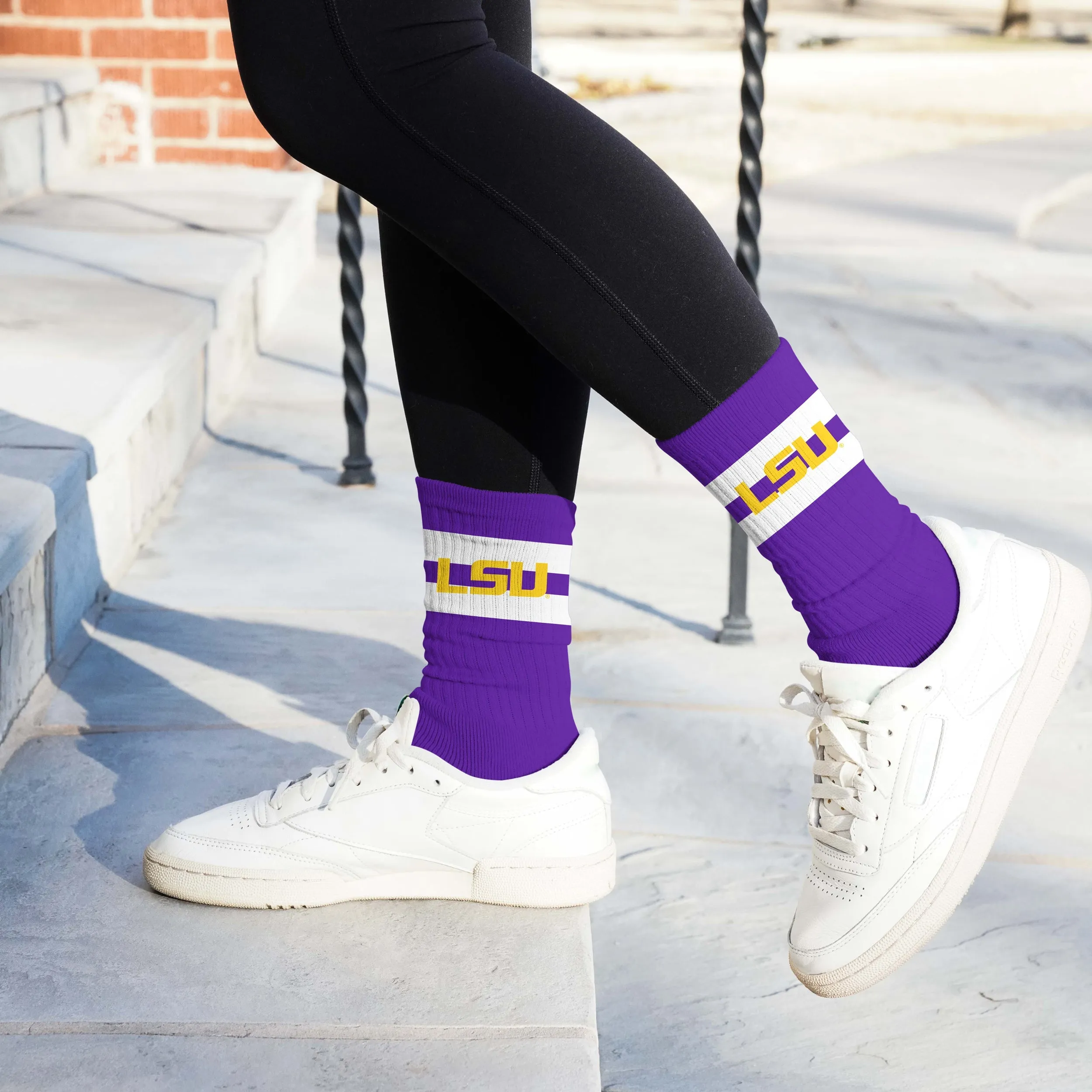 LSU Tigers Legend Premium Crew Socks
