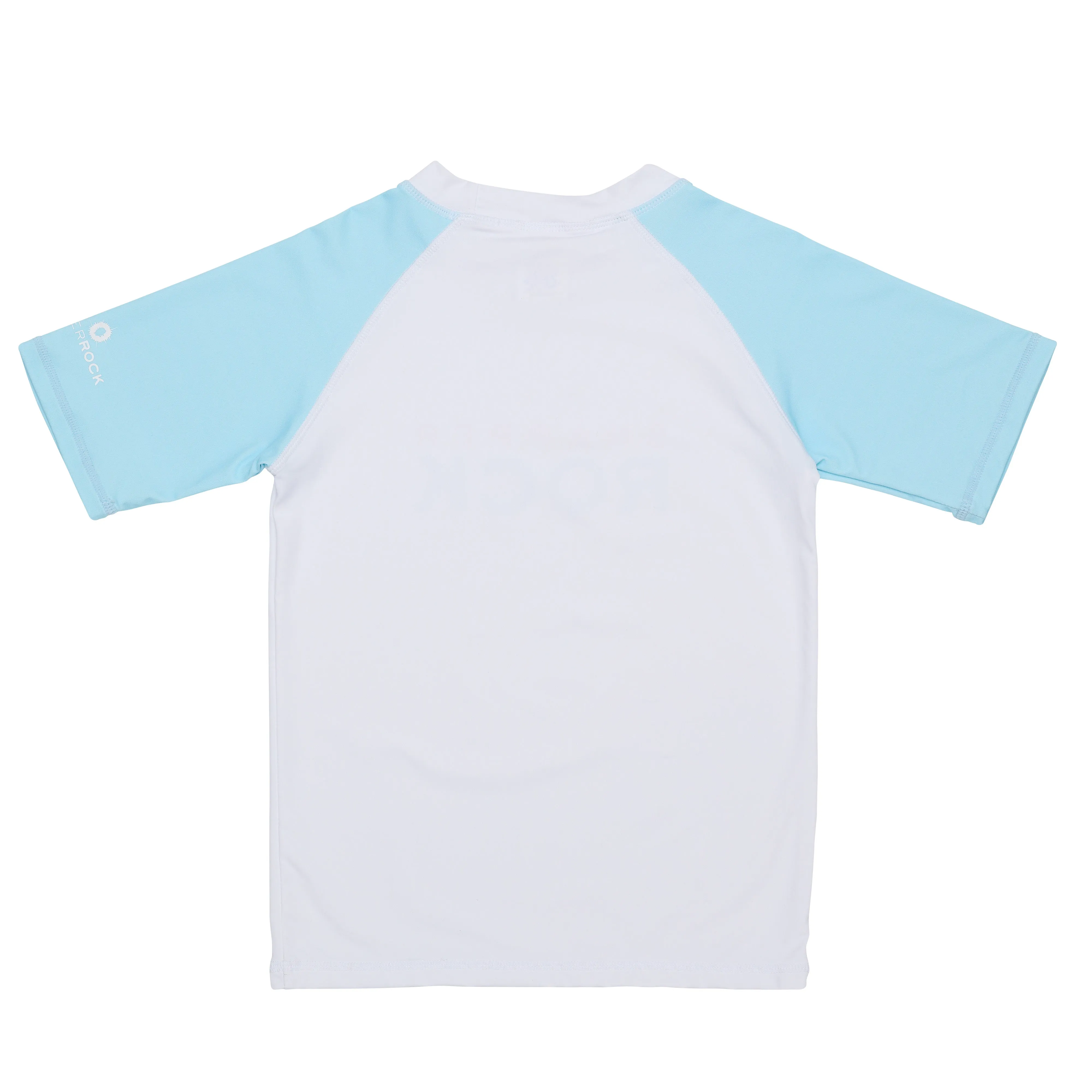 Lt Blue Sleeve Sustainable Ss Rash Top