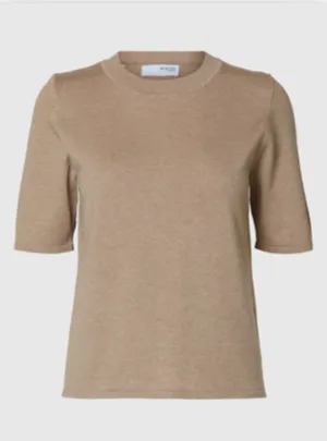 LURA KNIT O-NECK - SELECTED FEMME