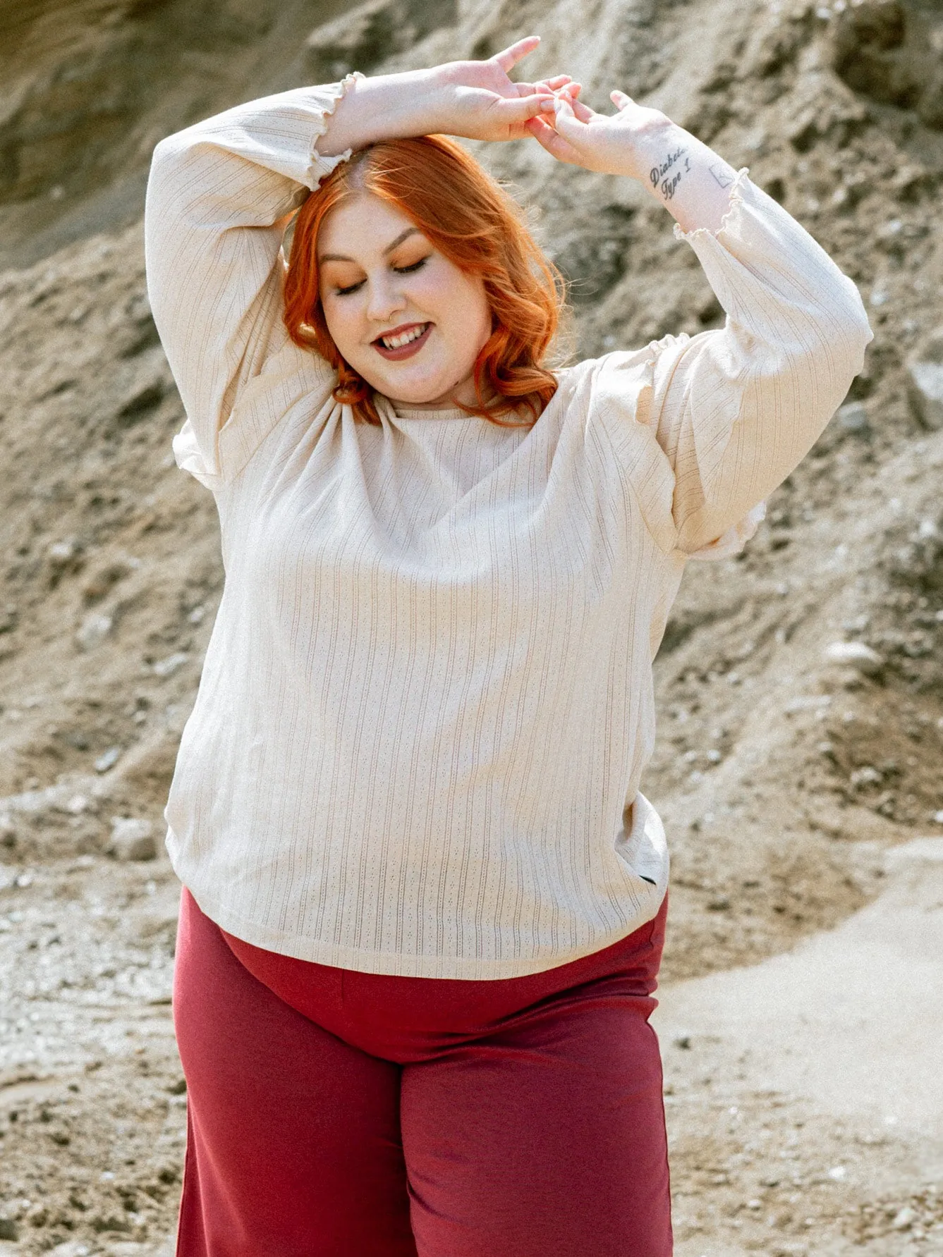 Magnolia Top Beige