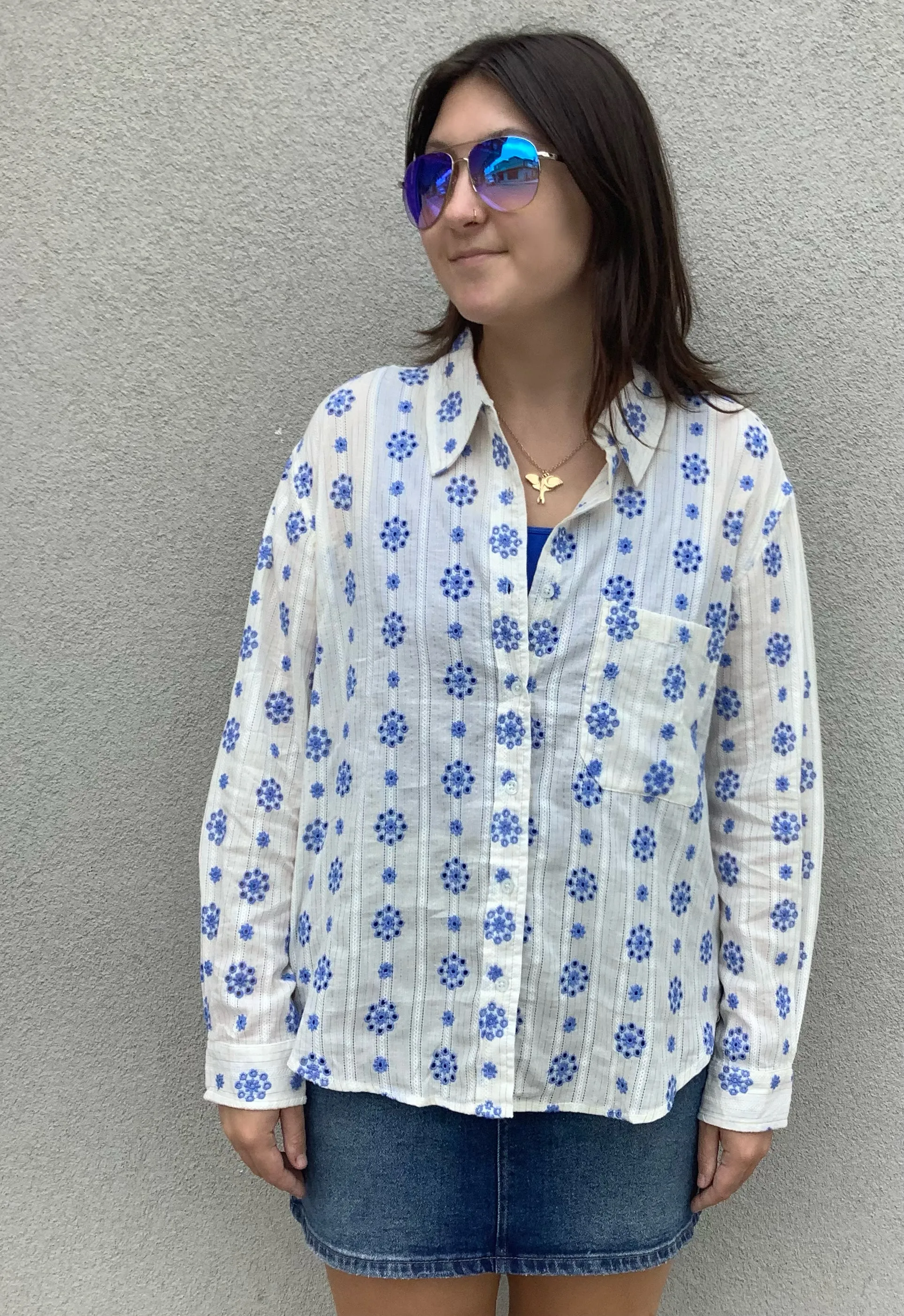 Mandala Embroidery Blouse