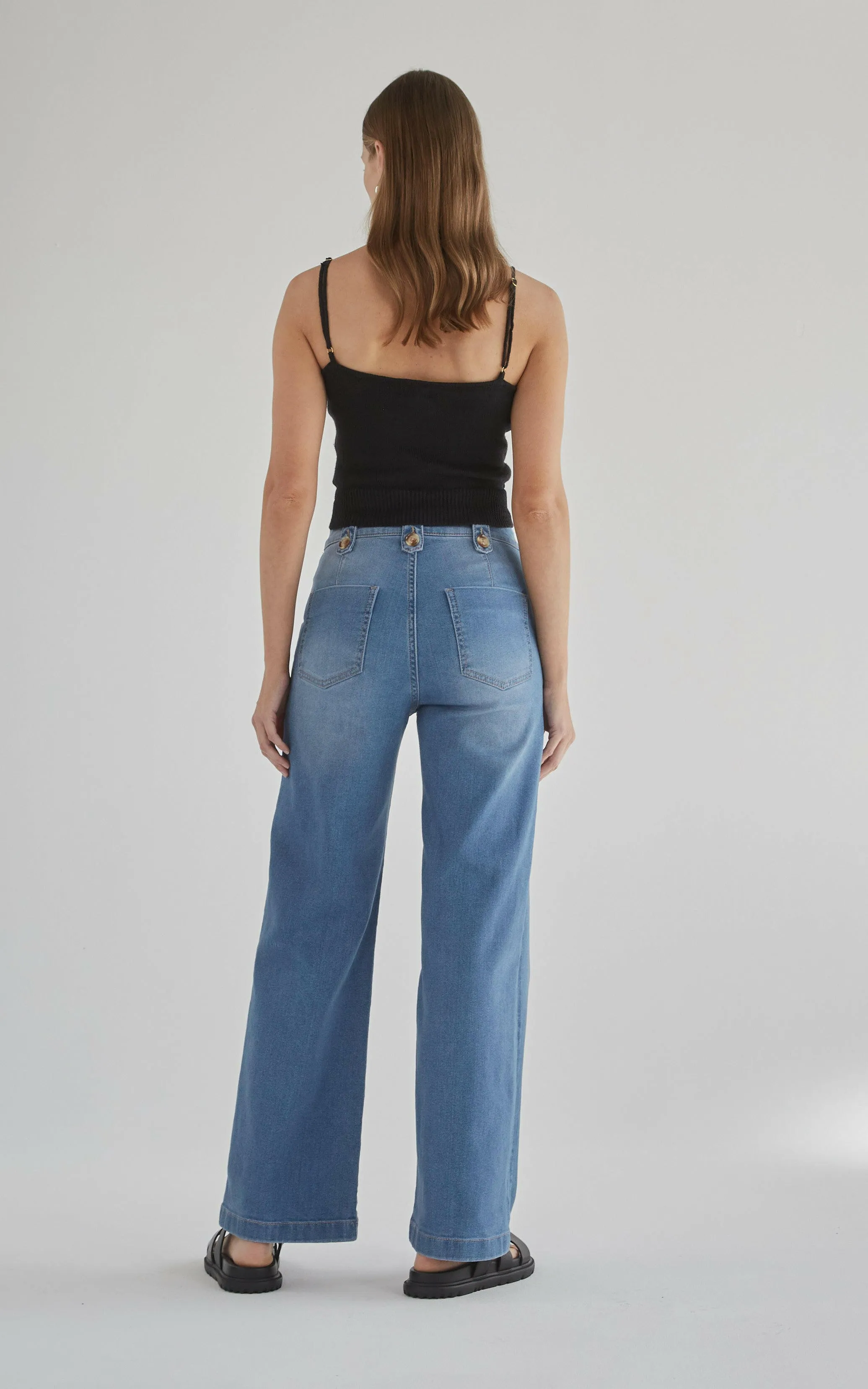Marcia Black Knit Tank