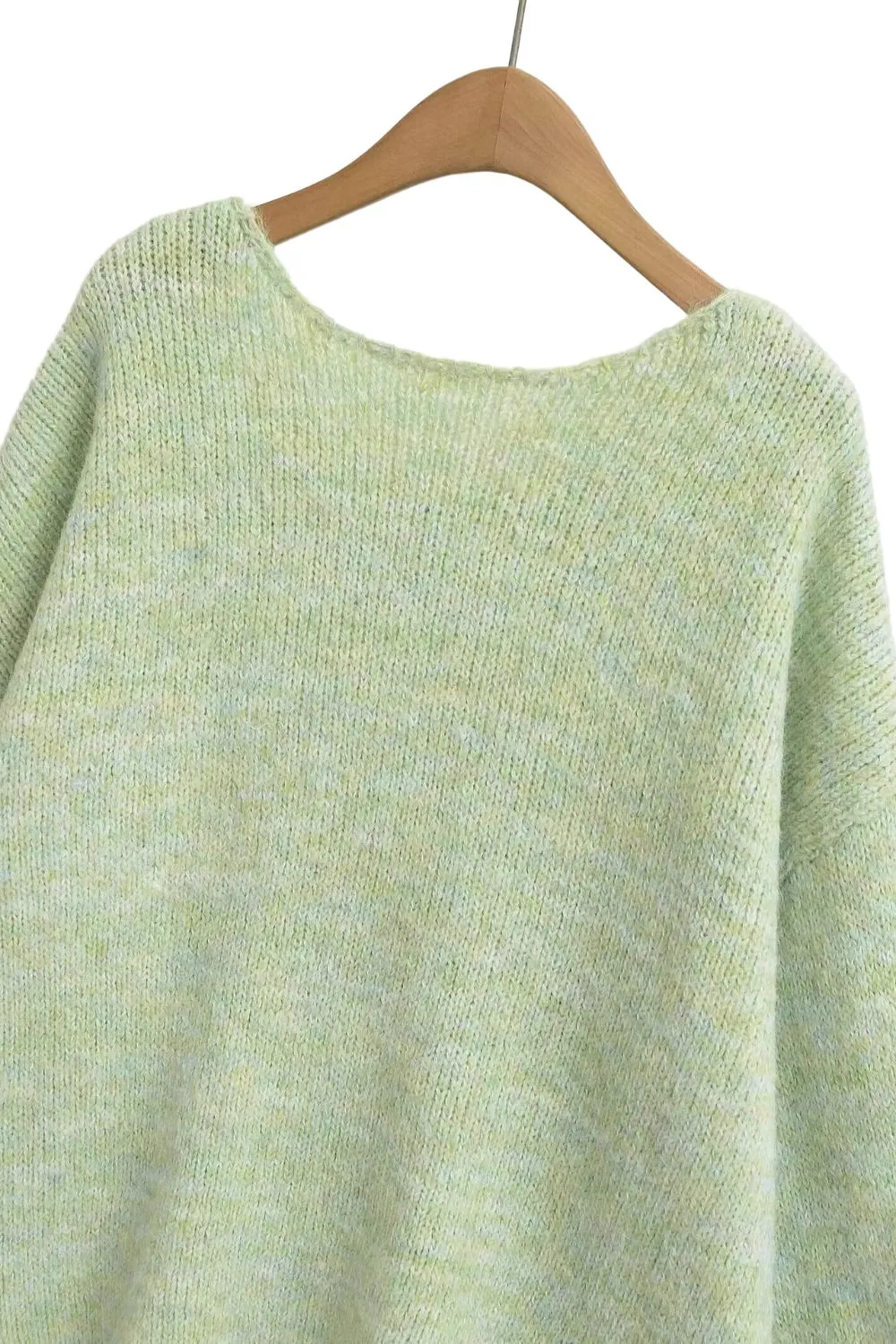 'Maya' Backless Bow - Adorned Knitted Top