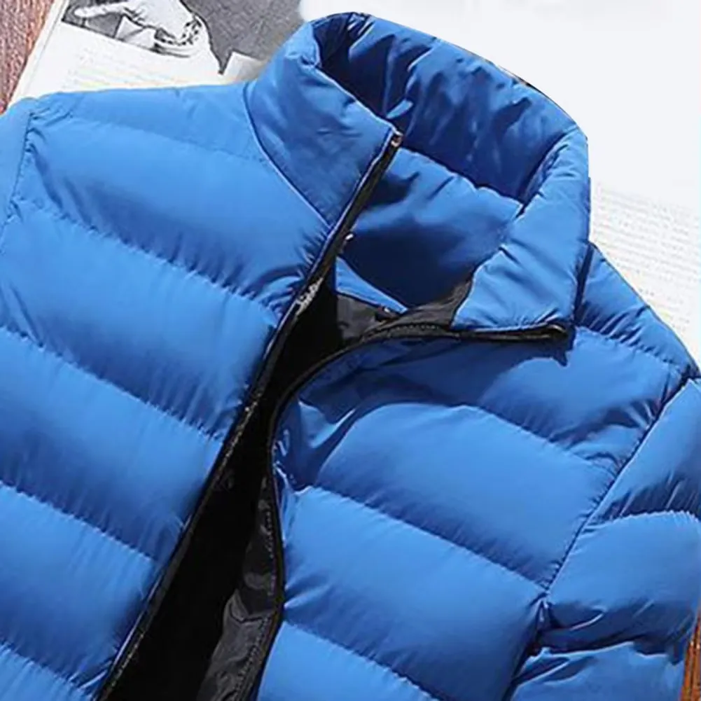 Men's Casual Lightweight Quilted Puffer Jacket with Zipper | Ideal for Autumn/Winter