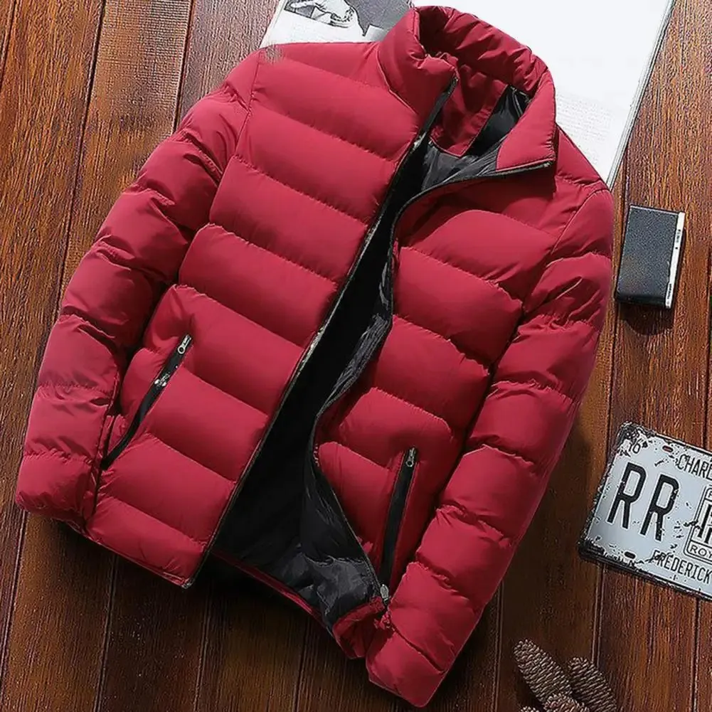 Men's Casual Lightweight Quilted Puffer Jacket with Zipper | Ideal for Autumn/Winter