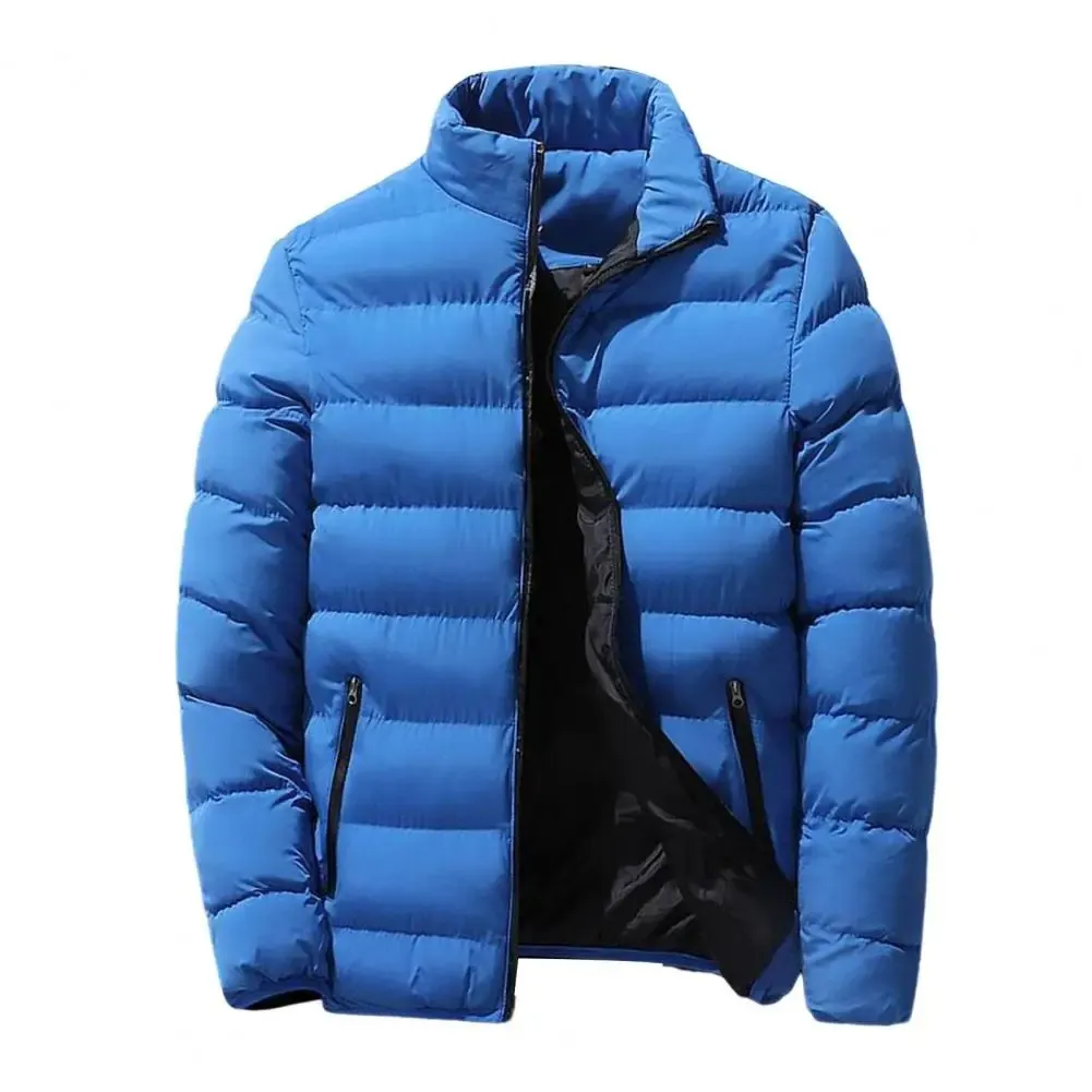Men's Casual Lightweight Quilted Puffer Jacket with Zipper | Ideal for Autumn/Winter