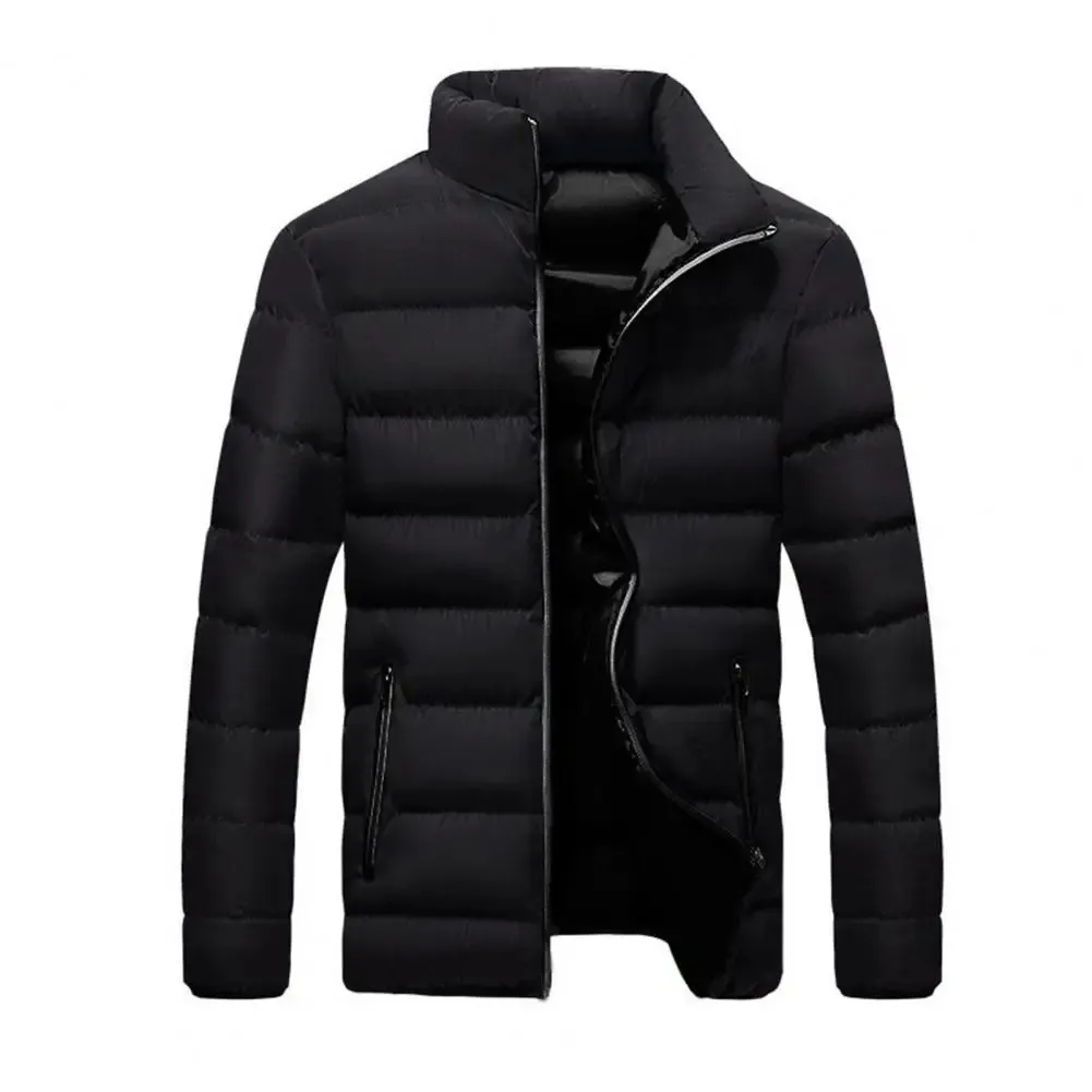 Men's Casual Lightweight Quilted Puffer Jacket with Zipper | Ideal for Autumn/Winter