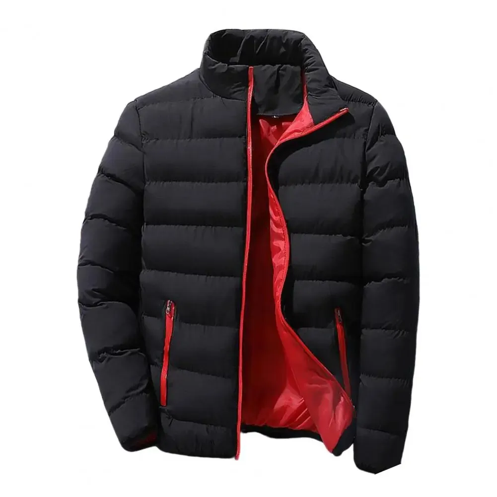 Men's Casual Lightweight Quilted Puffer Jacket with Zipper | Ideal for Autumn/Winter