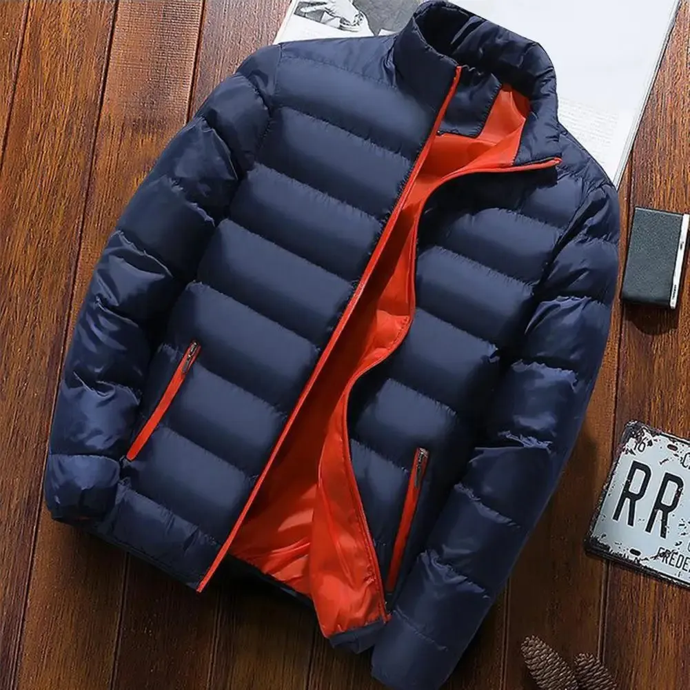 Men's Casual Lightweight Quilted Puffer Jacket with Zipper | Ideal for Autumn/Winter