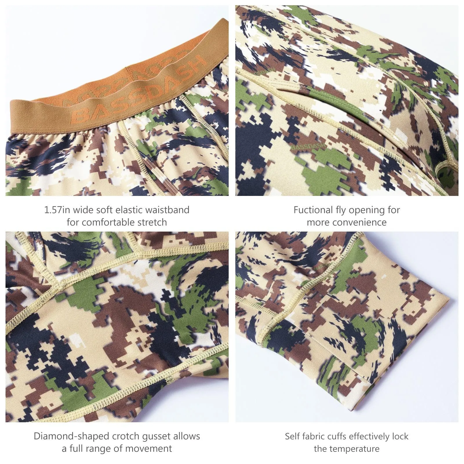 Men's Midweight Thermal Base Layer Bottom FS20M