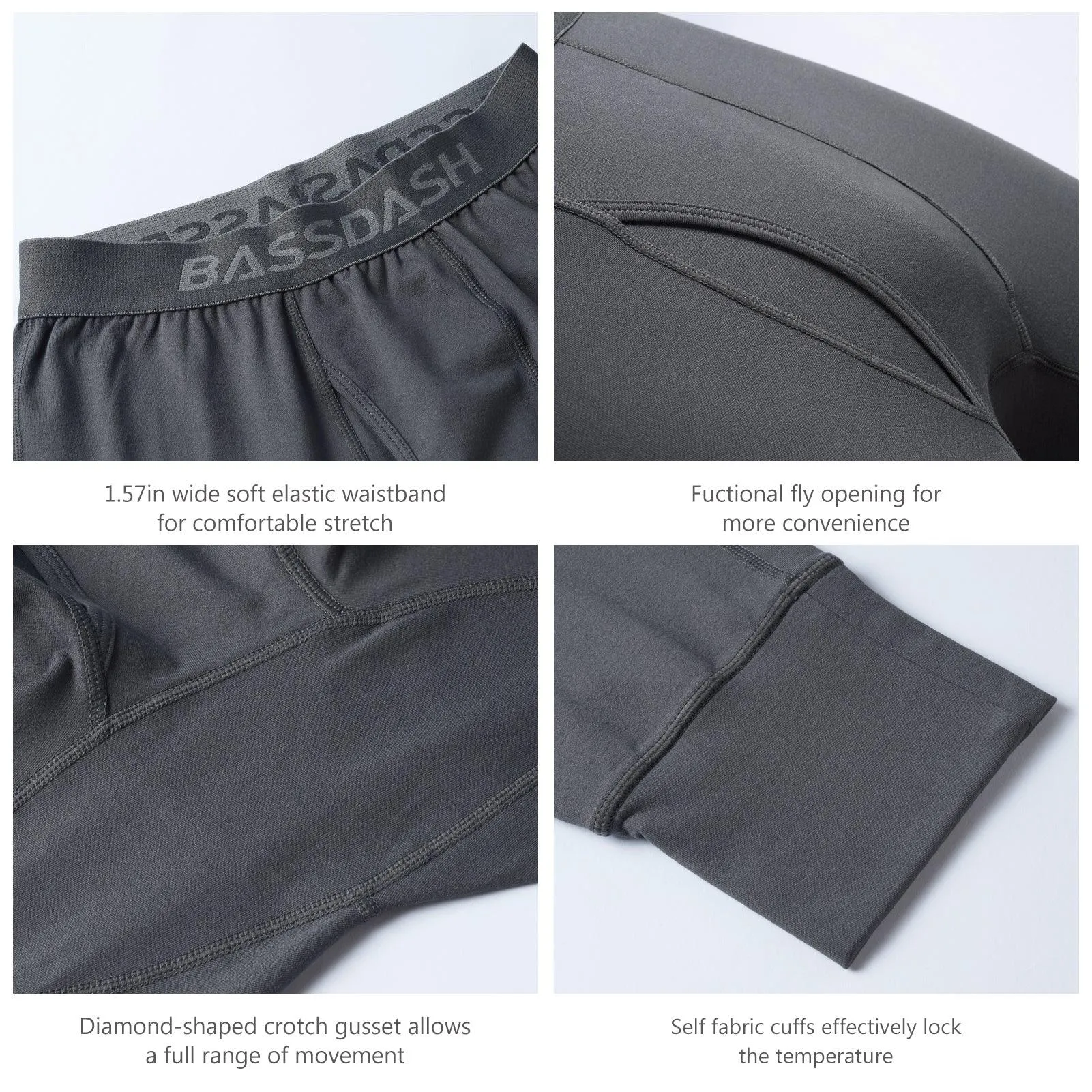 Men's Midweight Thermal Base Layer Bottom FS20M
