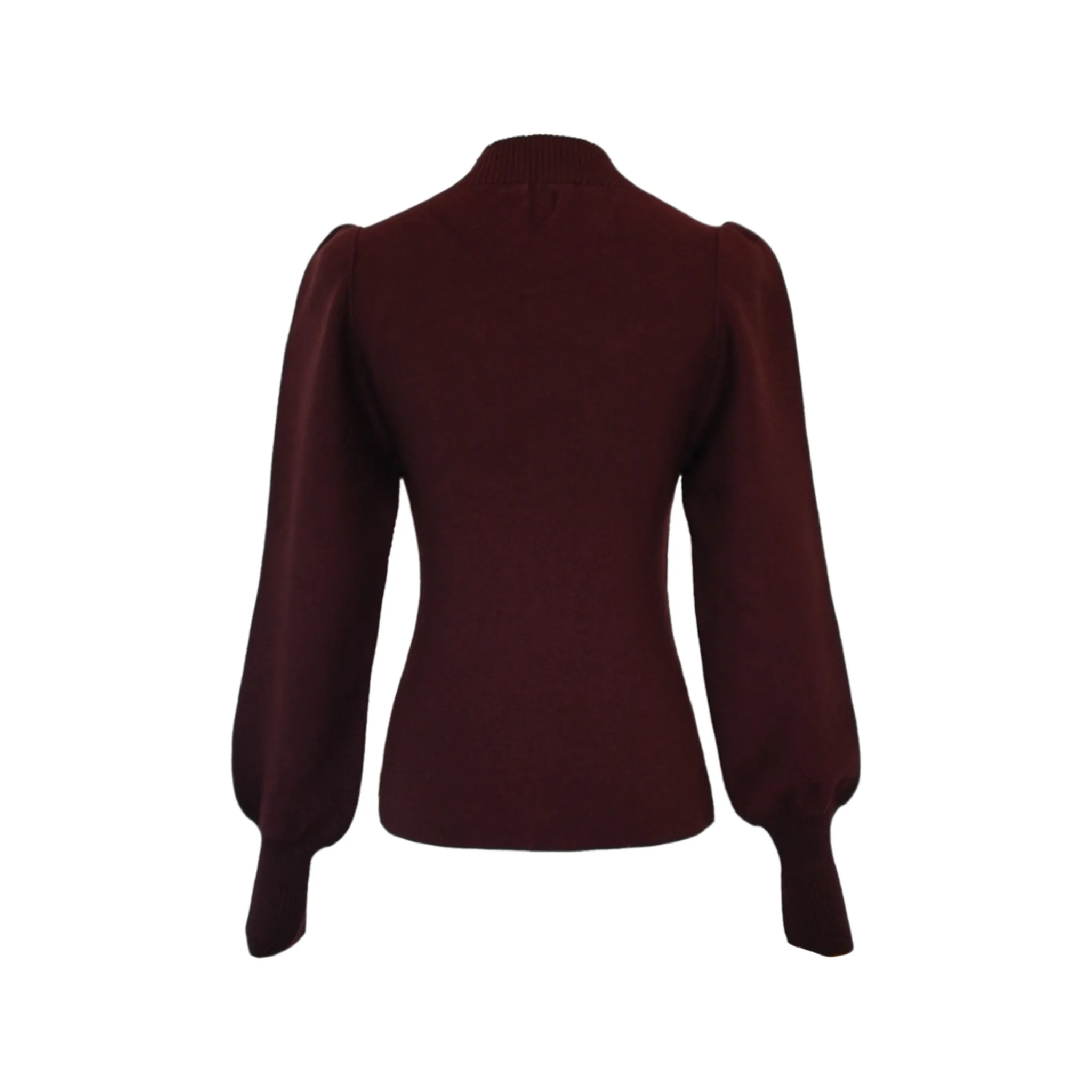 Meryl Knit Top - Oxblood