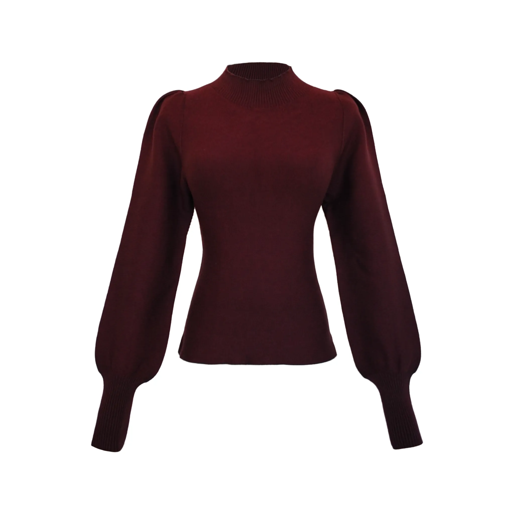 Meryl Knit Top - Oxblood