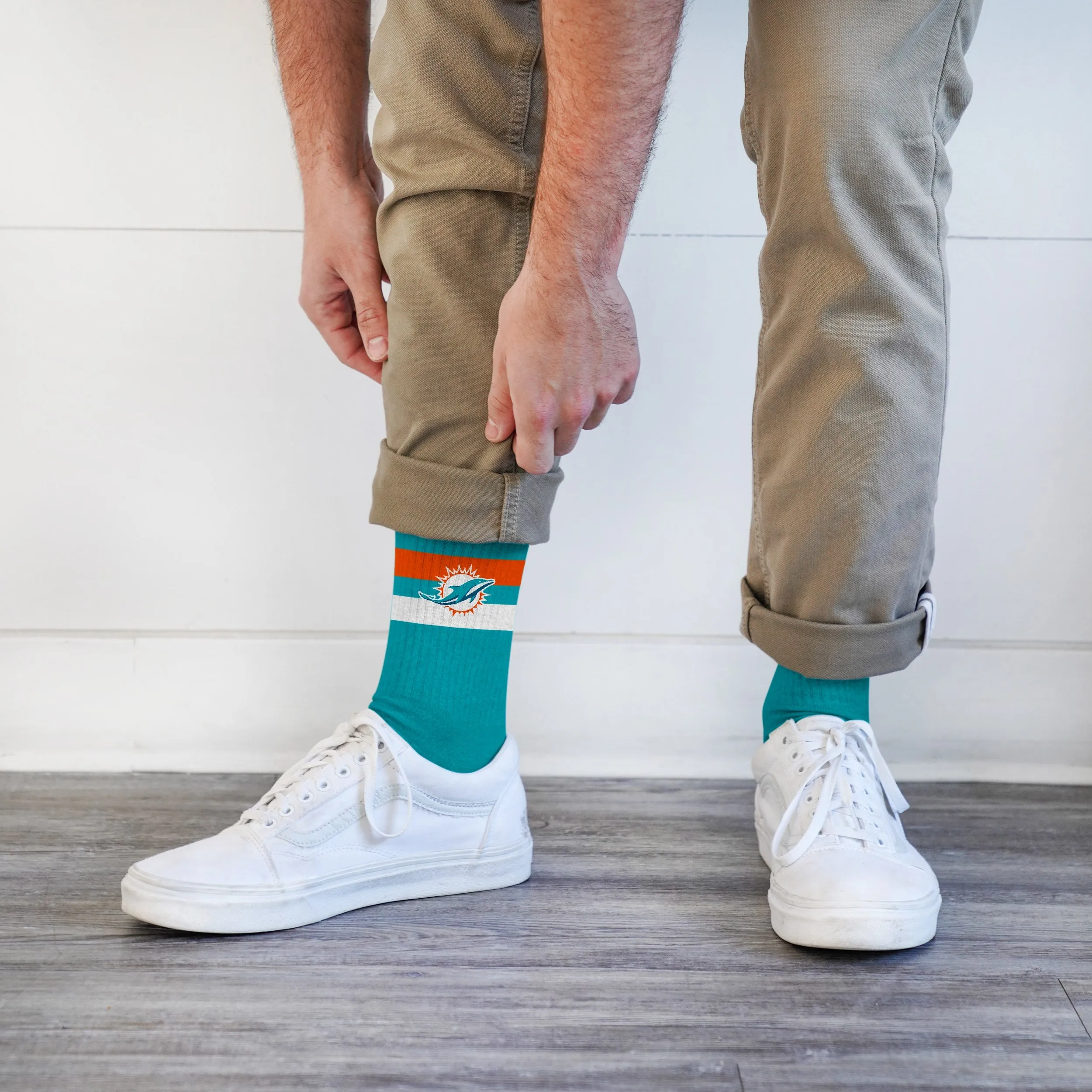 Miami Dolphins Legend Premium Crew Socks