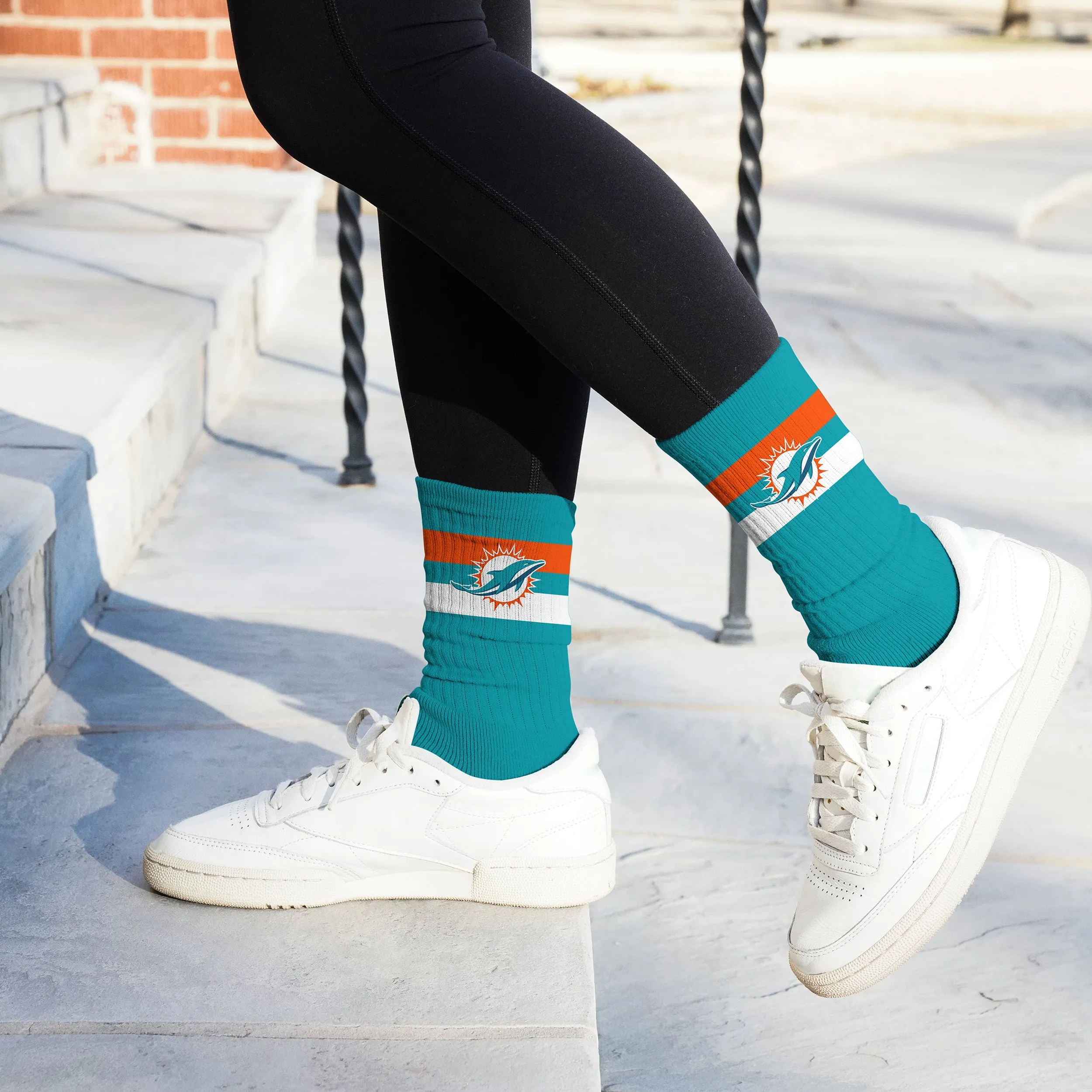 Miami Dolphins Legend Premium Crew Socks